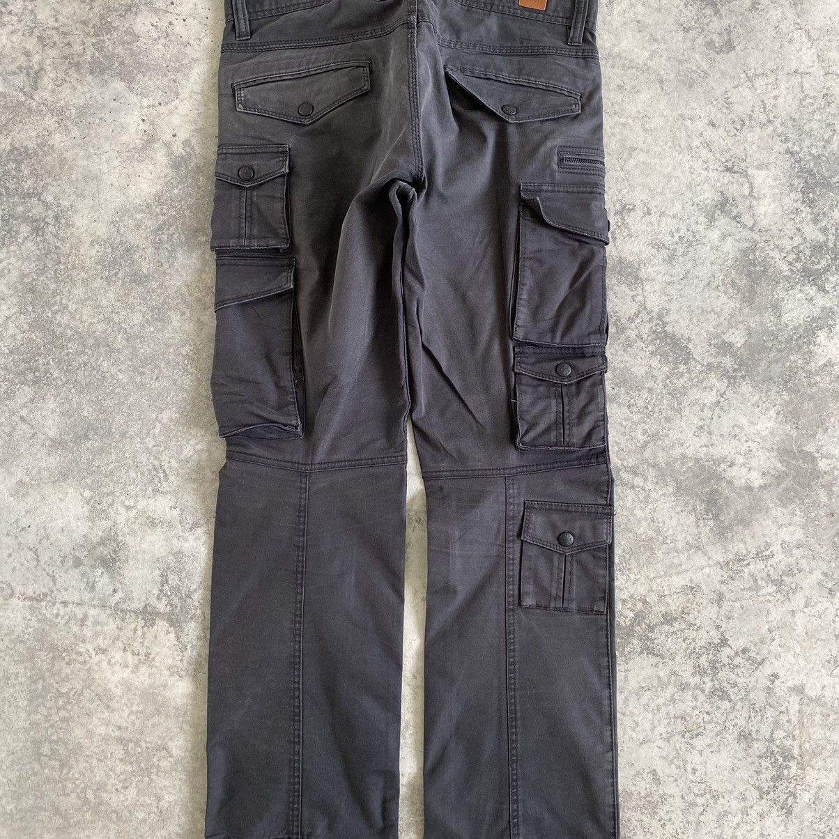 Matsuda Japanese Brand Nicole Club Flared Cargo Pants Size US 30 / EU 46 - 13 Thumbnail