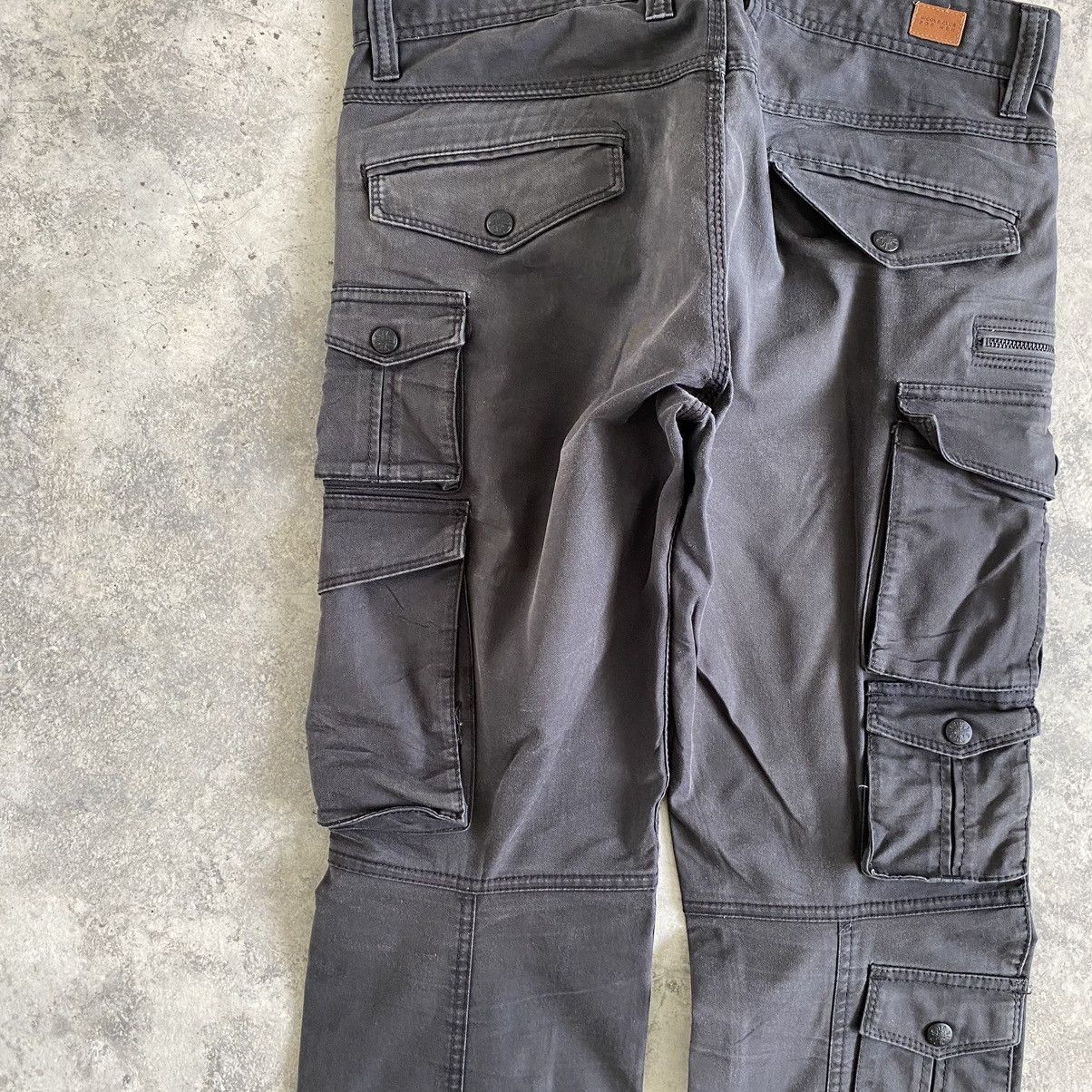 Matsuda Japanese Brand Nicole Club Flared Cargo Pants Size US 30 / EU 46 - 15 Thumbnail