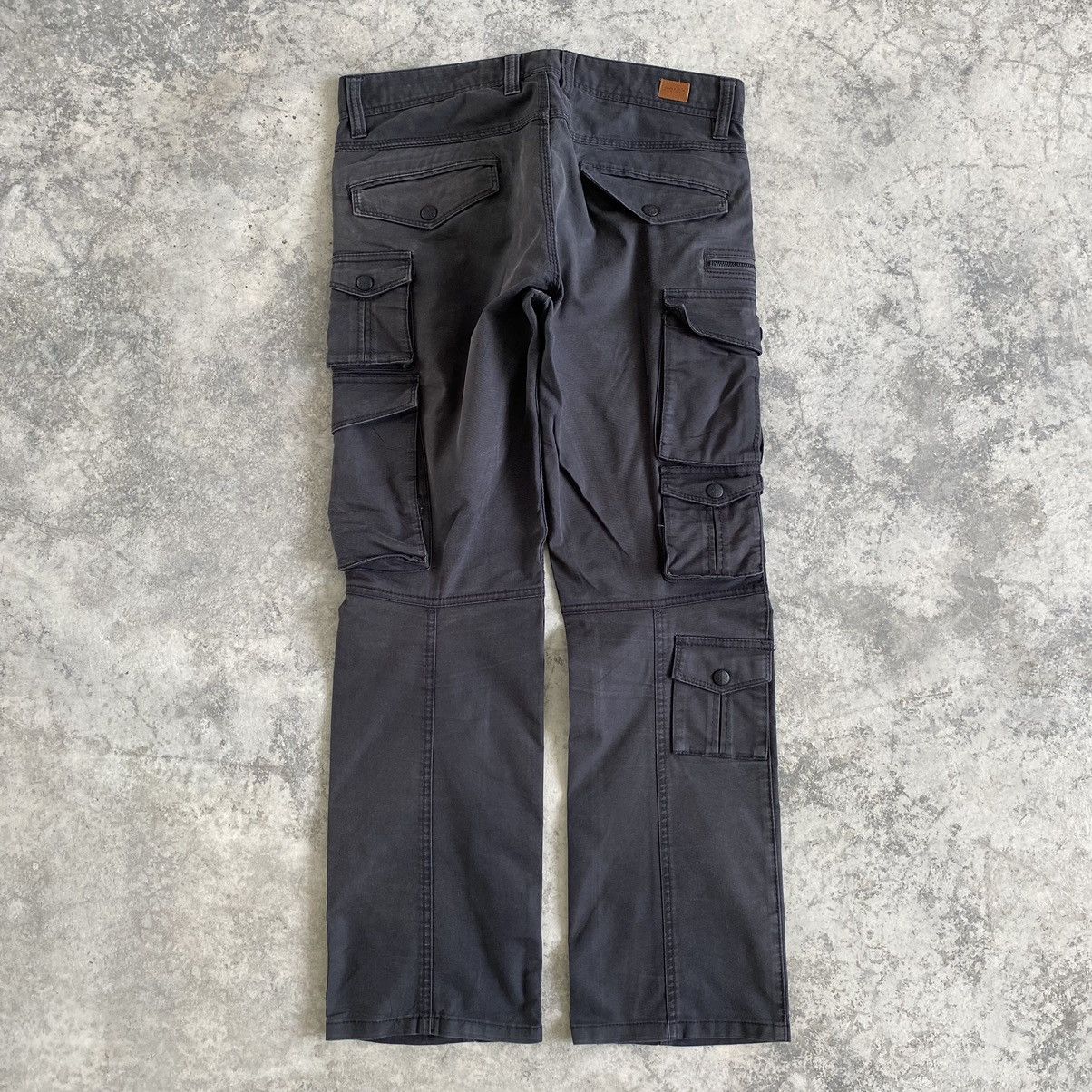 Matsuda Japanese Brand Nicole Club Flared Cargo Pants Size US 30 / EU 46 - 10 Thumbnail