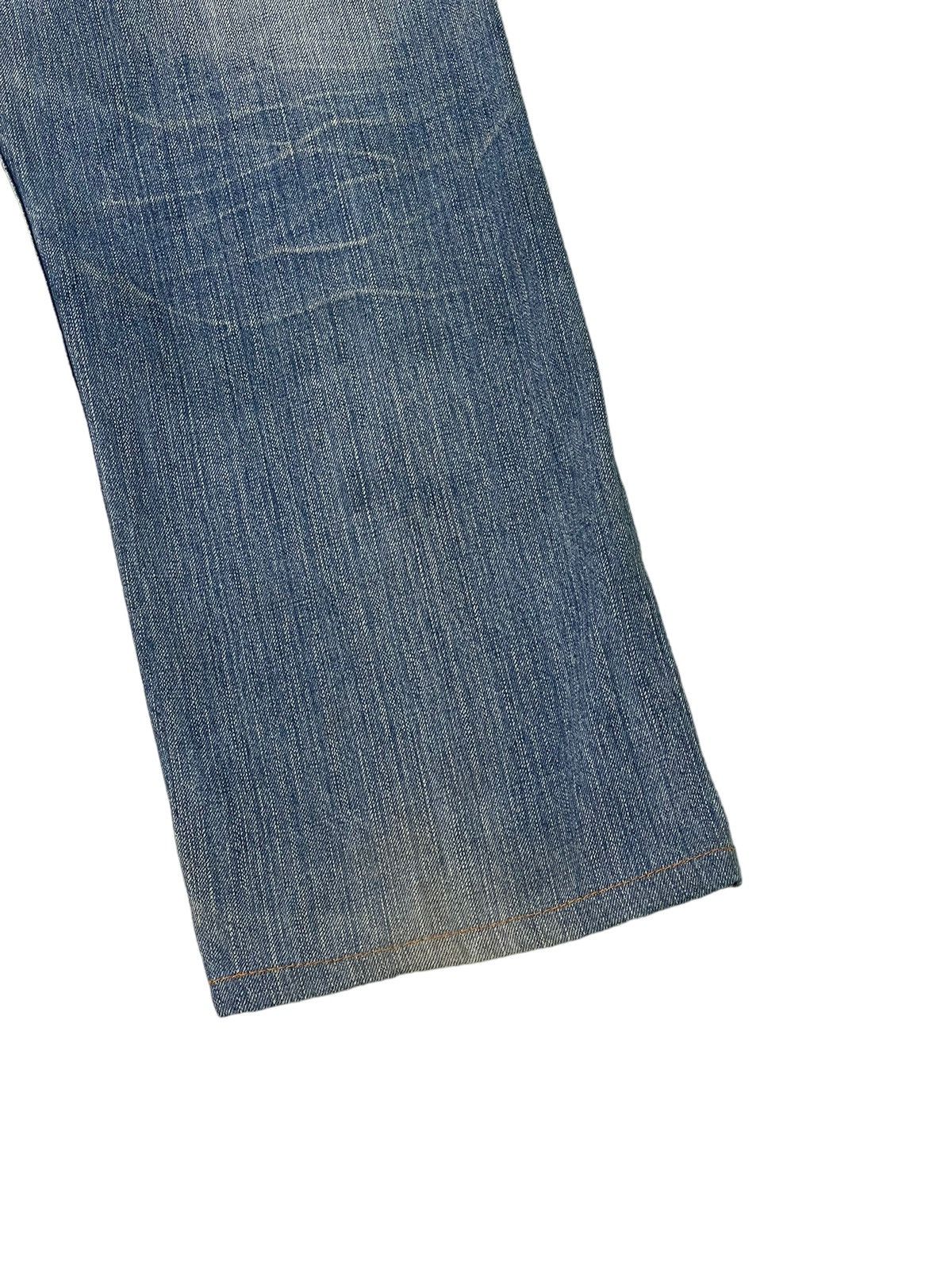 Japanese Brand Embroydery Native Jeans Global Work Distress Regular 2🟦4 Size US 33 - 16 Thumbnail