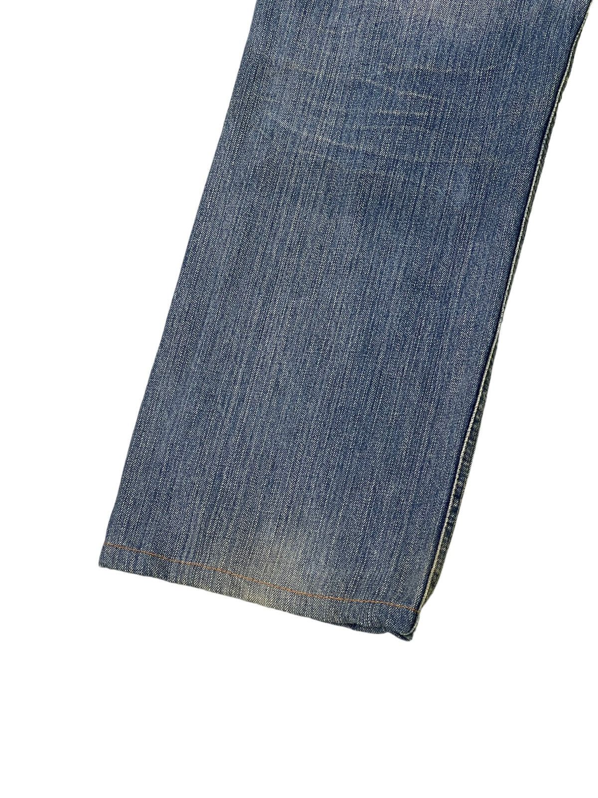Japanese Brand Embroydery Native Jeans Global Work Distress Regular 2🟦4 Size US 33 - 17 Thumbnail