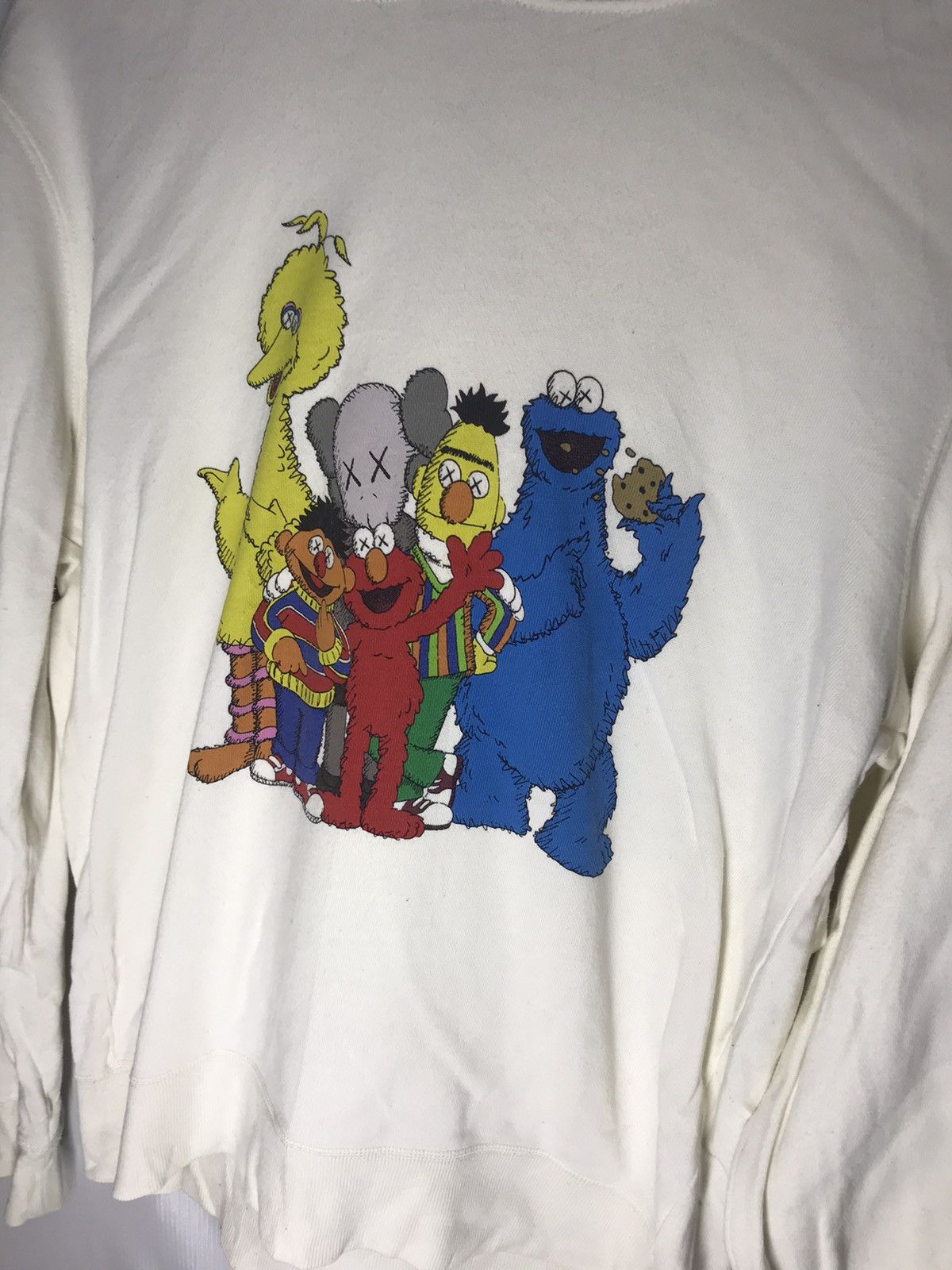 Kaws × Uniqlo Uniqlo x kaws x sasame street hoodie pullover Size US M / EU 48-50 / 2 - 5 Thumbnail