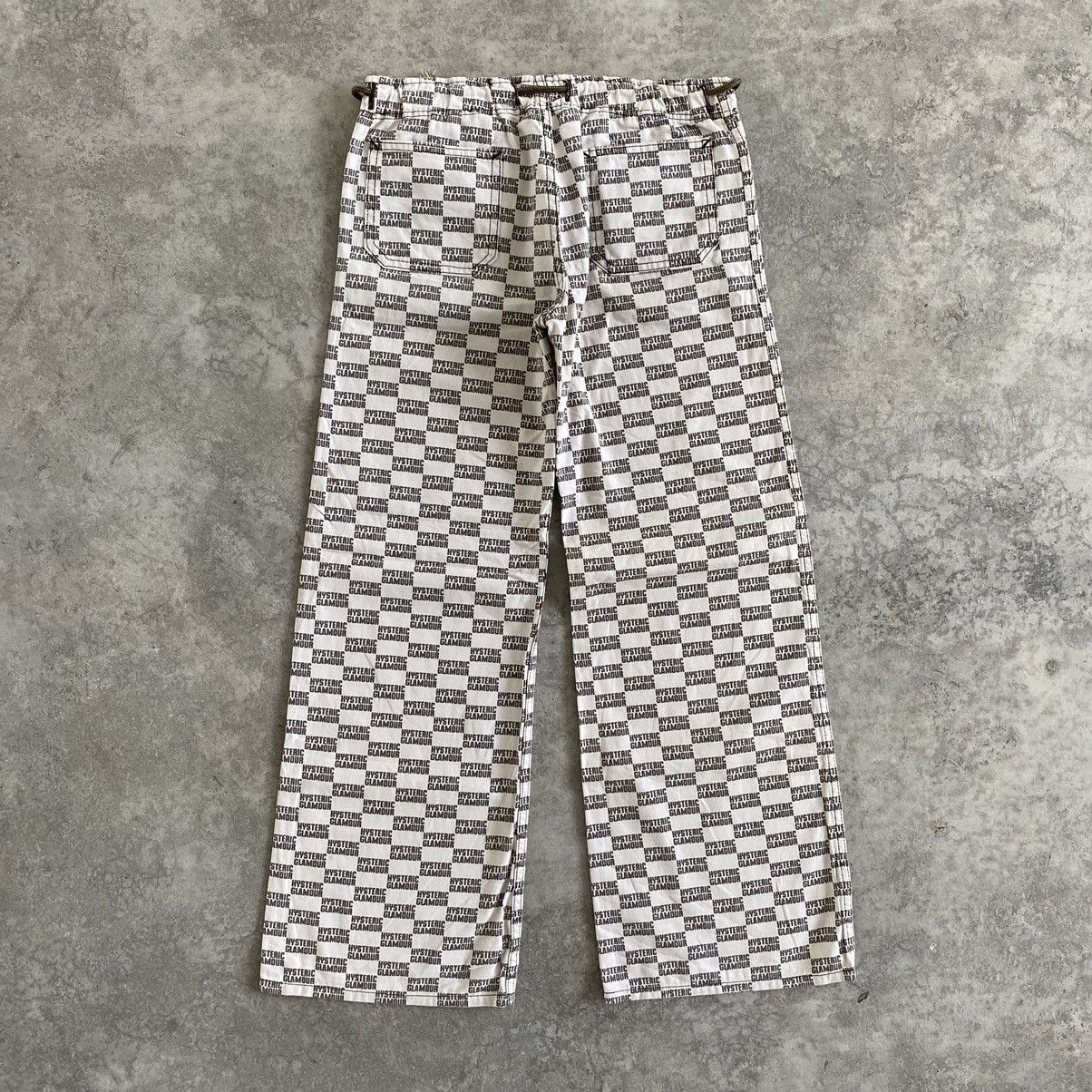 Hysteric Glamour VTG Hysteric Glamour OVP Wide Leg Easy Pants Size 28" / US 6 / IT 42 - 9 Thumbnail