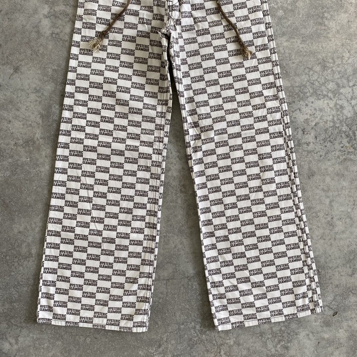Hysteric Glamour VTG Hysteric Glamour OVP Wide Leg Easy Pants Size 28" / US 6 / IT 42 - 4 Thumbnail