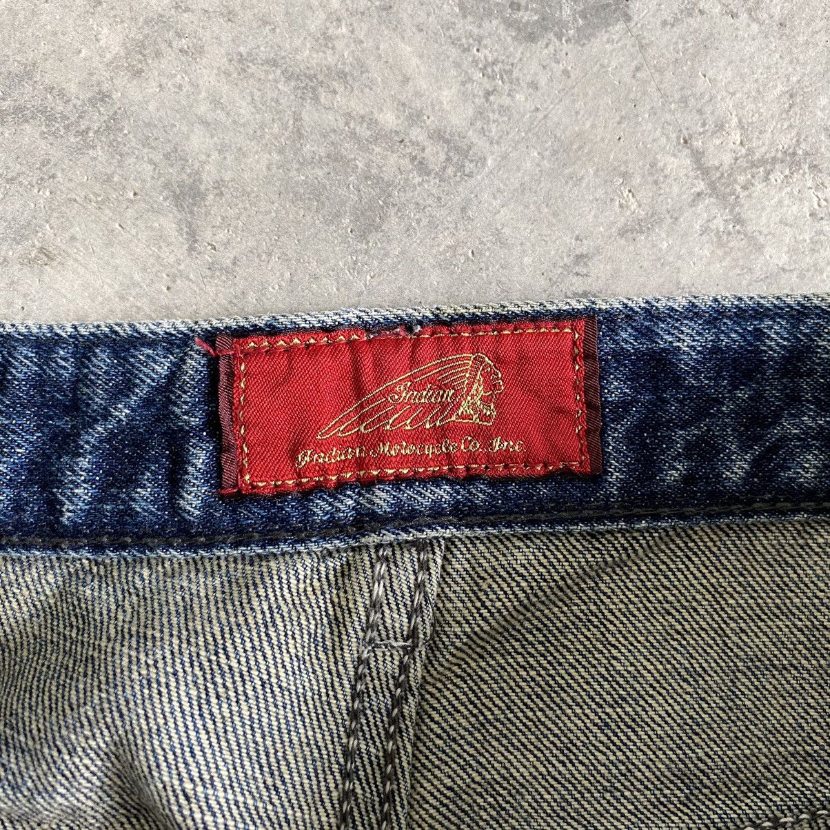 Indian Motorcycle Vintage Indian Motorcycle Distressed Denim Size US 32 / EU 48 - 10 Thumbnail