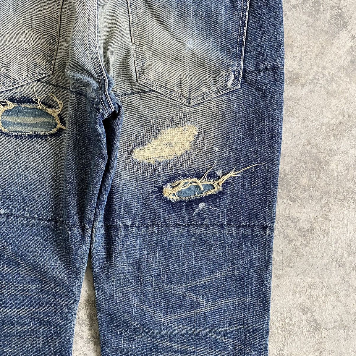 Indian Motorcycle Vintage Indian Motorcycle Distressed Denim Size US 32 / EU 48 - 18 Thumbnail