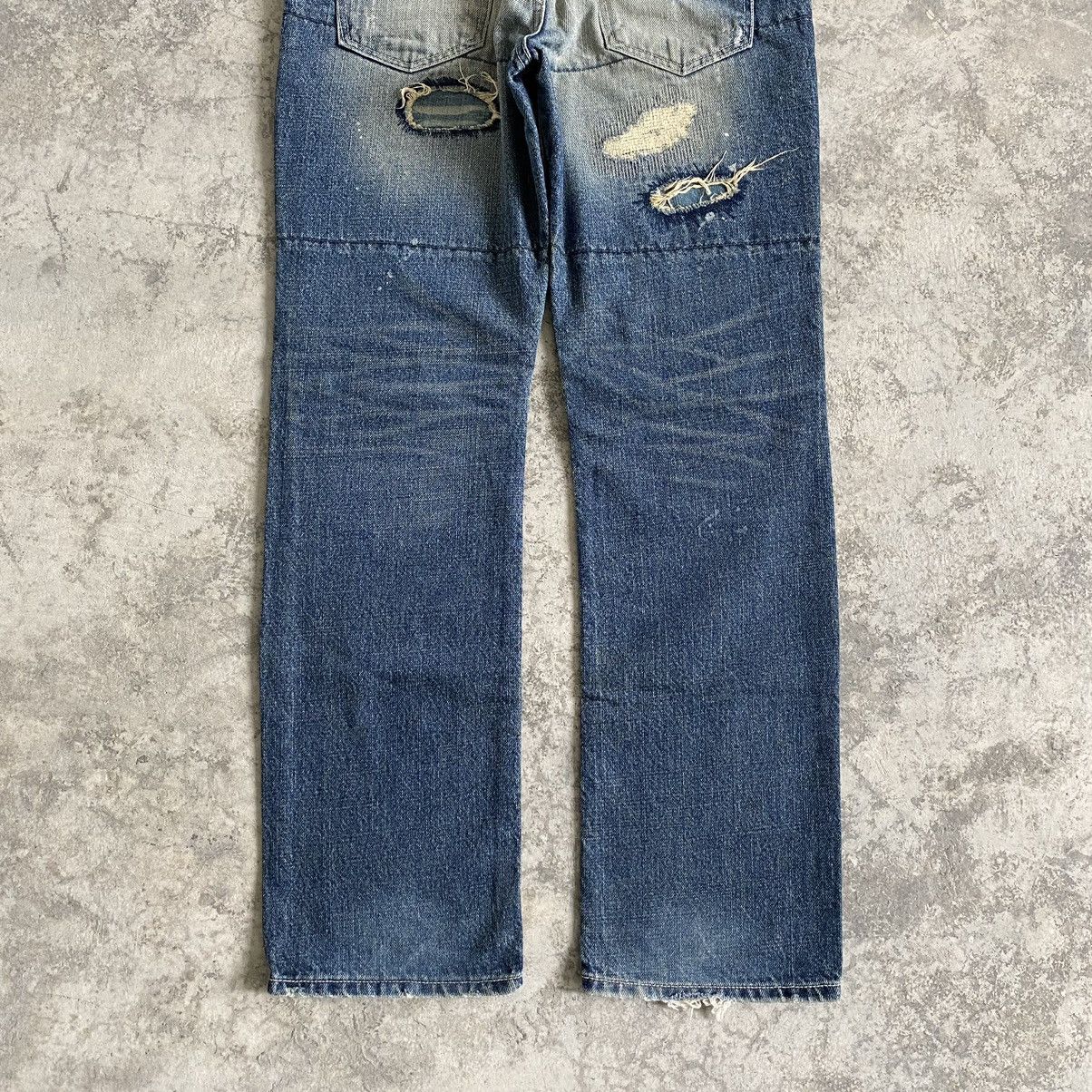 Indian Motorcycle Vintage Indian Motorcycle Distressed Denim Size US 32 / EU 48 - 14 Thumbnail