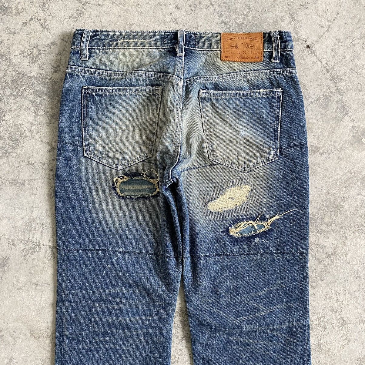 Indian Motorcycle Vintage Indian Motorcycle Distressed Denim Size US 32 / EU 48 - 16 Thumbnail
