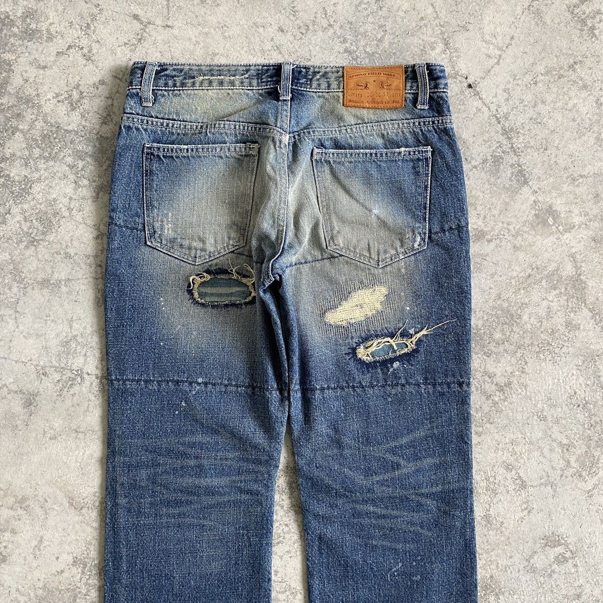 Indian Motorcycle Vintage Indian Motorcycle Distressed Denim Size US 32 / EU 48 - 13 Thumbnail