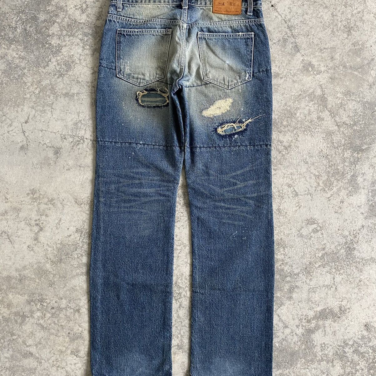 Indian Motorcycle Vintage Indian Motorcycle Distressed Denim Size US 32 / EU 48 - 15 Thumbnail