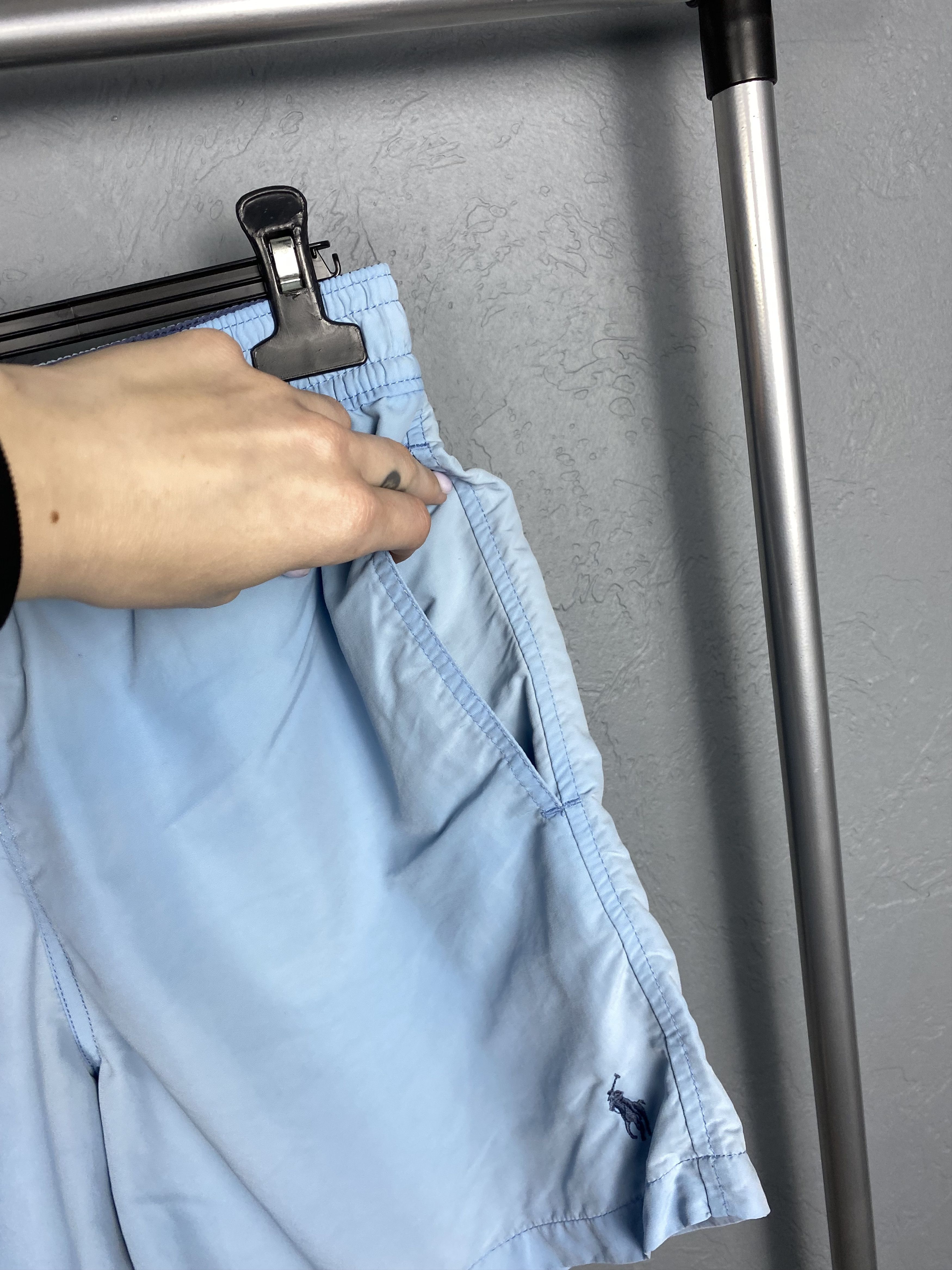 Polo Ralph Lauren × Ralph Lauren × Vintage Polo Ralph Lauren Mens Nylon Shorts Y2K Sun Faded Size US 32 / EU 48 - 5 Thumbnail