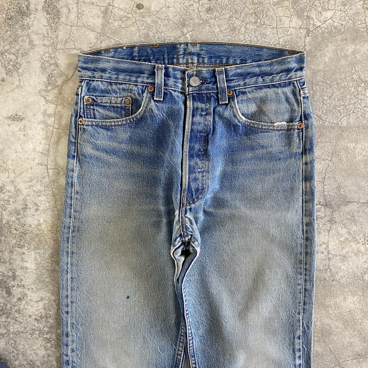 Levi's Vintage 90's Levi's 501 Faded Stonewashed Denim Jeans Size US 29 - 6 Thumbnail