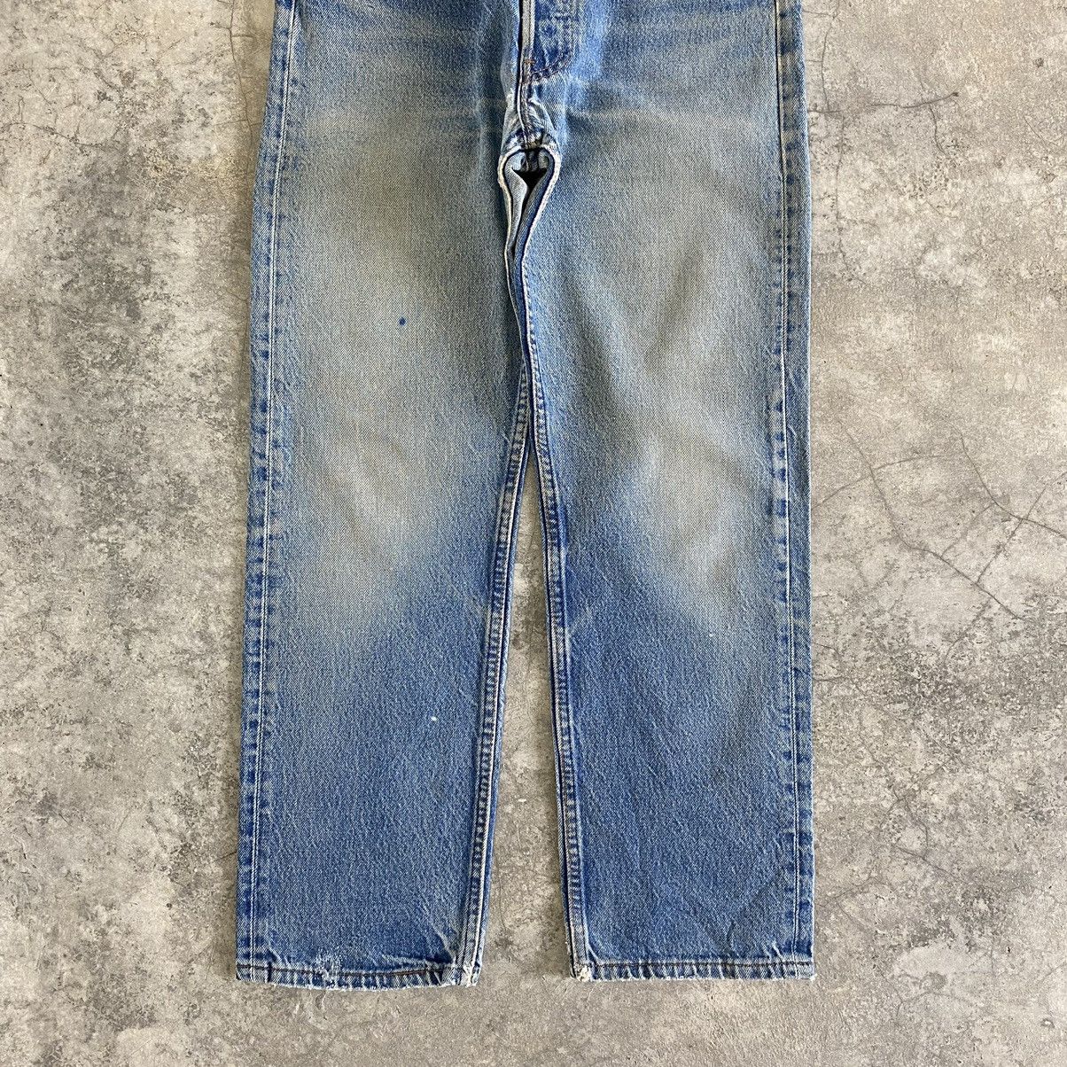 Levi's Vintage 90's Levi's 501 Faded Stonewashed Denim Jeans Size US 29 - 3 Thumbnail