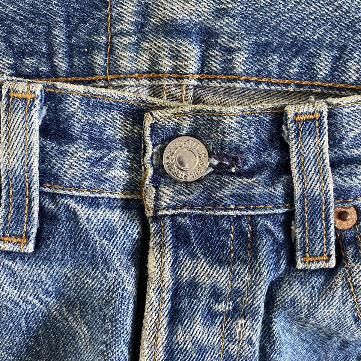 Levi's Vintage 90's Levi's 501 Faded Stonewashed Denim Jeans Size US 29 - 7 Thumbnail