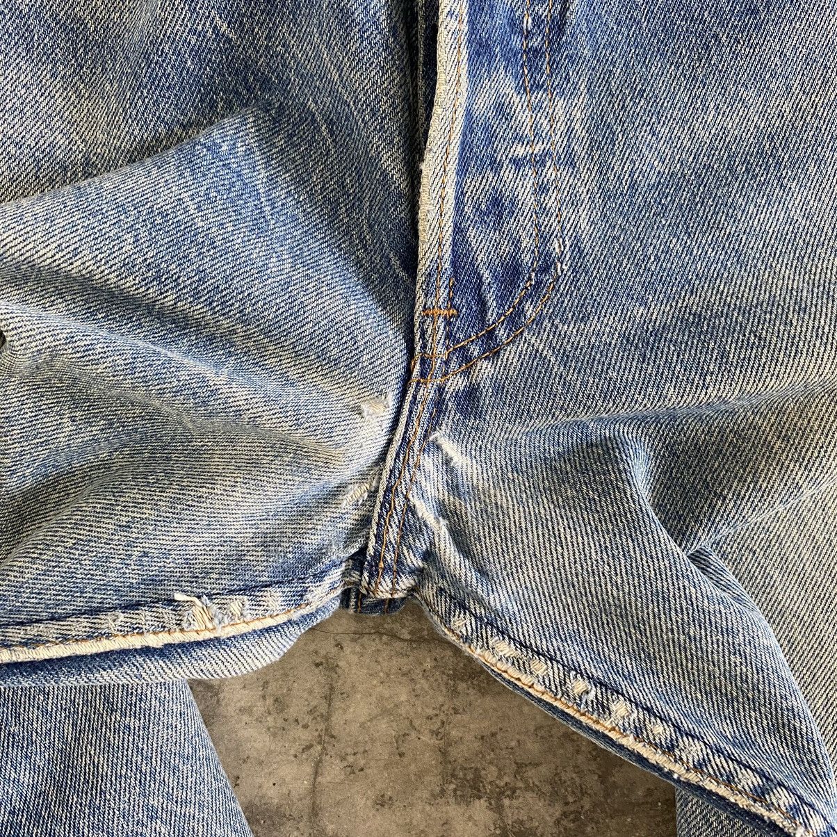Levi's Vintage 90's Levi's 501 Faded Stonewashed Denim Jeans Size US 29 - 9 Thumbnail