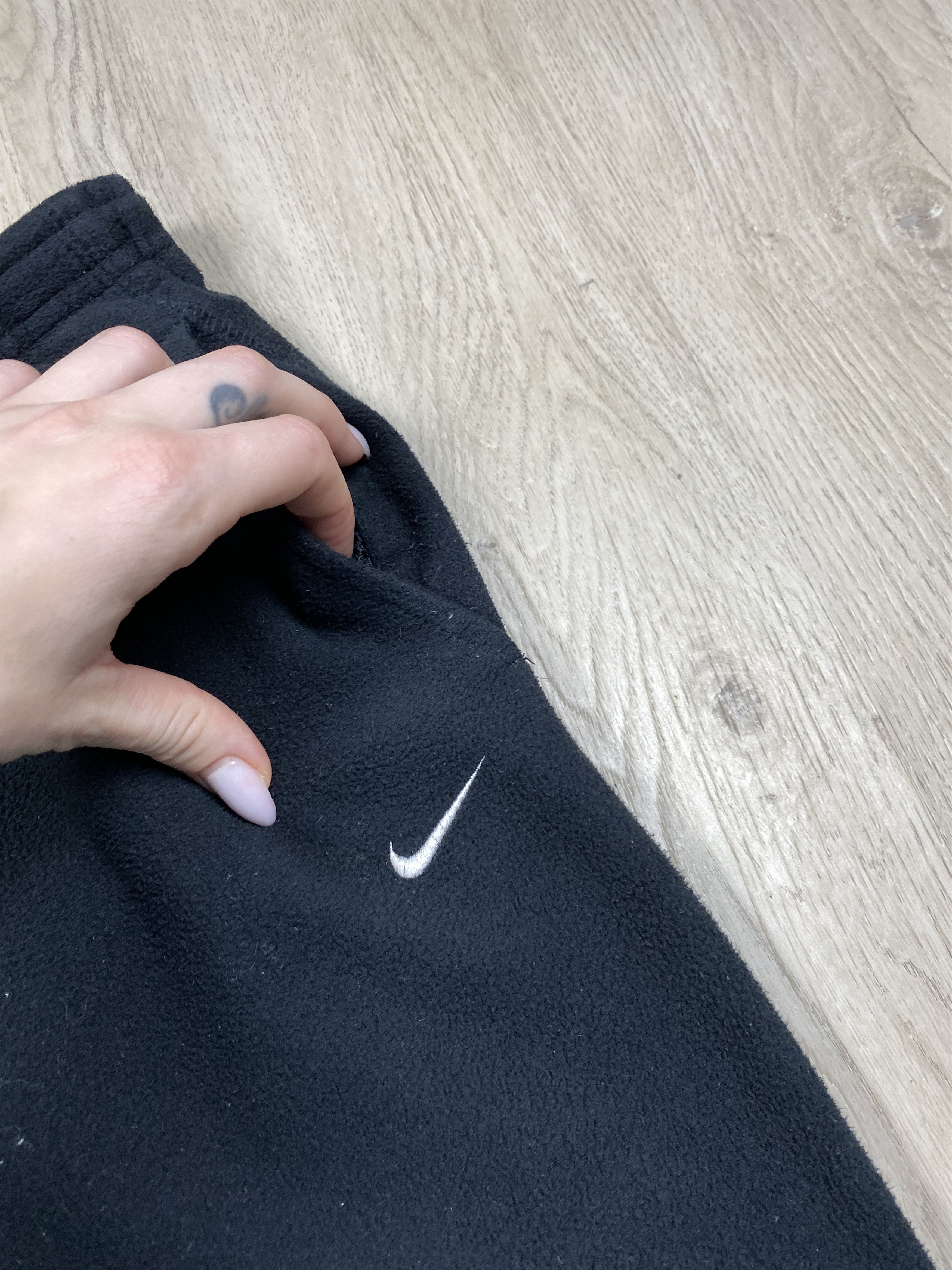 Nike Nike Vintage Mens Fleece Baggy Pants Y2K Therma Fit Drill Size US 32 / EU 48 - 3 Thumbnail