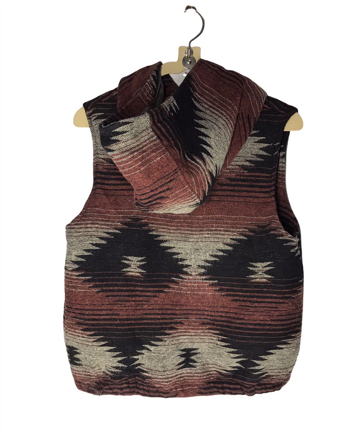 Native Navajo style sleeveless snap button hoodie by our property Size US S / EU 44-46 / 1 - 2 Thumbnail