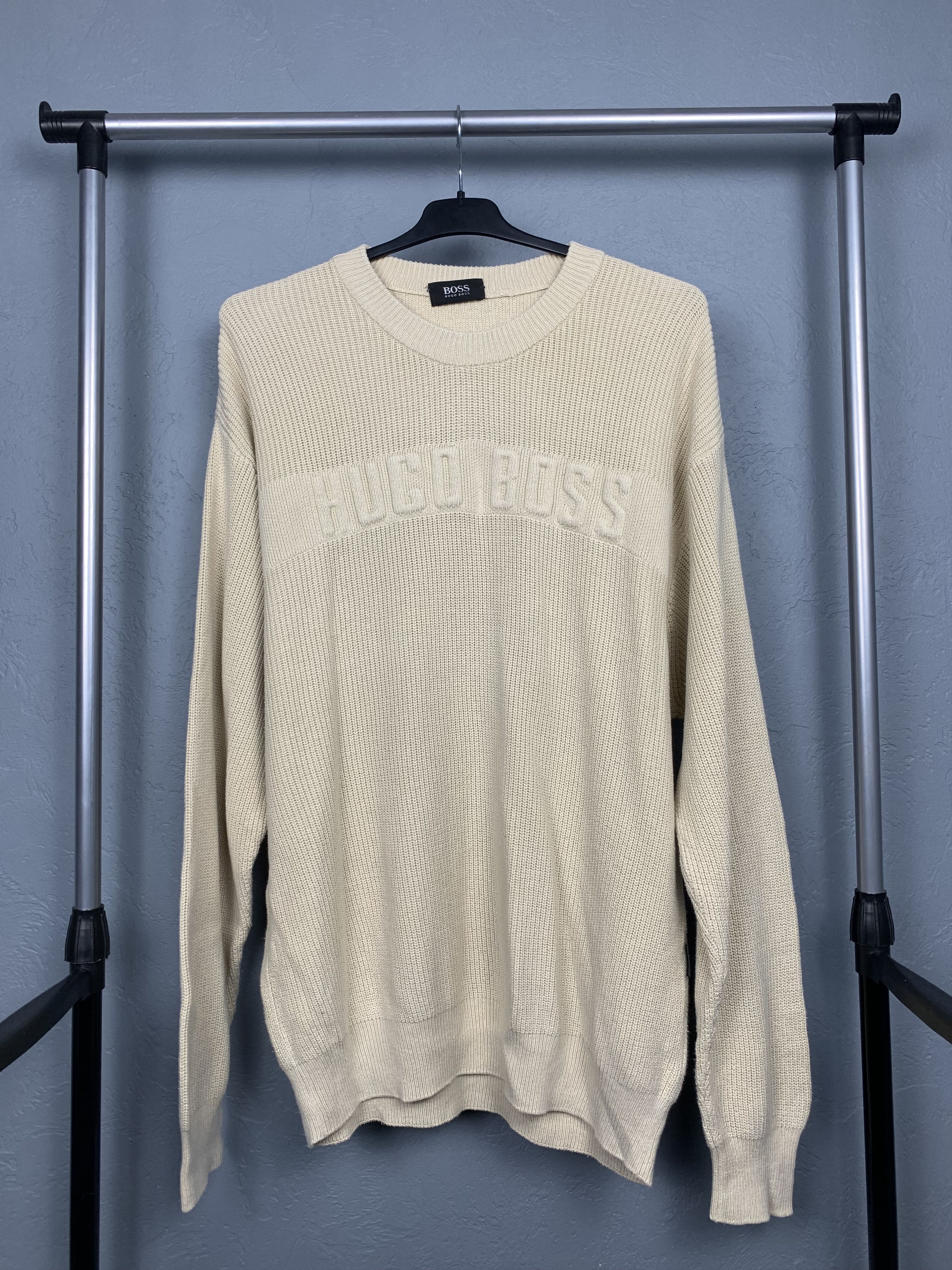 Hugo Boss Hugo Boss 90s Vintage Mens Knit Sweater Size US XL / EU 56 / 4 - 1 Thumbnail