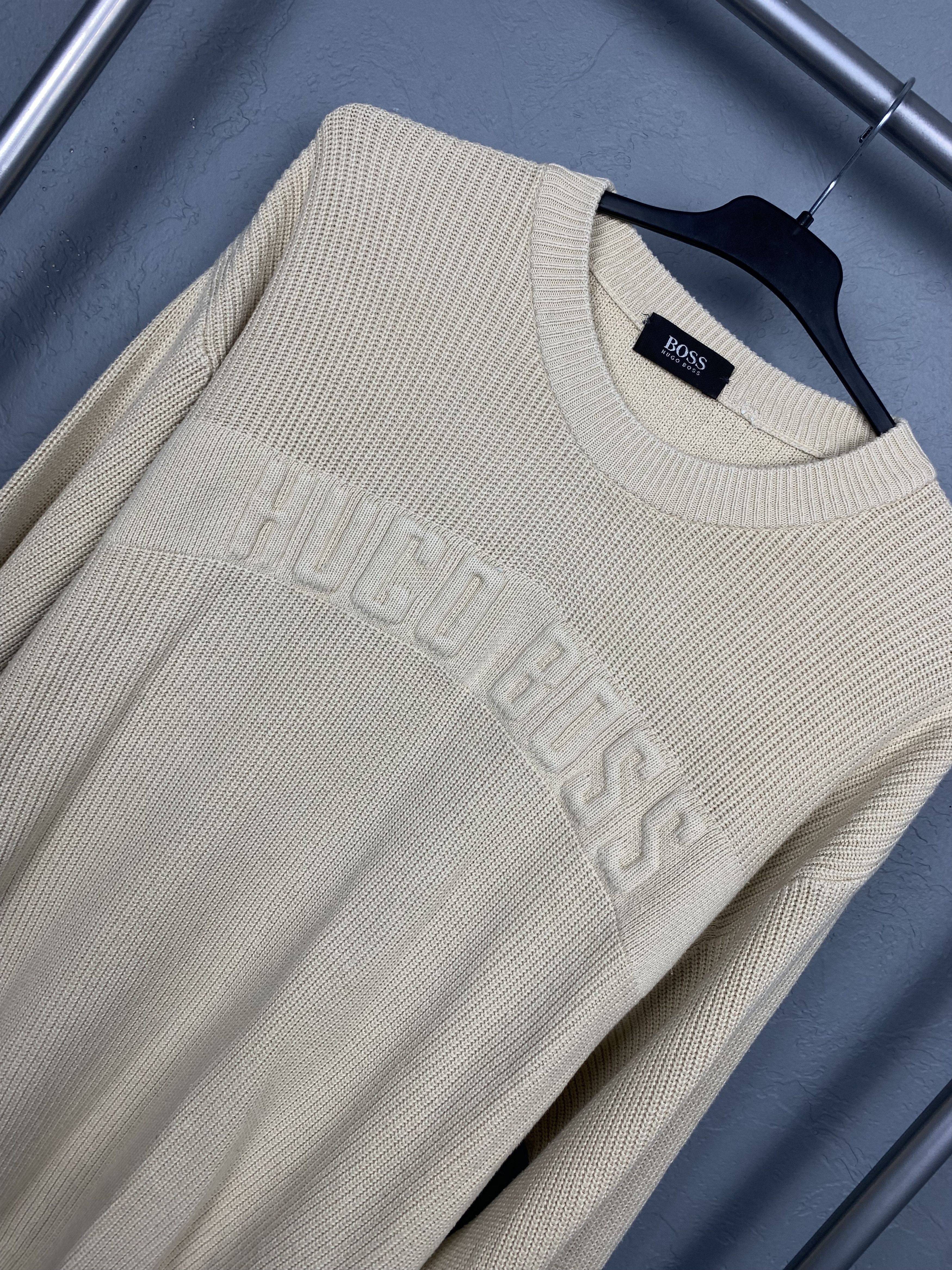 Hugo Boss Hugo Boss 90s Vintage Mens Knit Sweater Size US XL / EU 56 / 4 - 2 Thumbnail