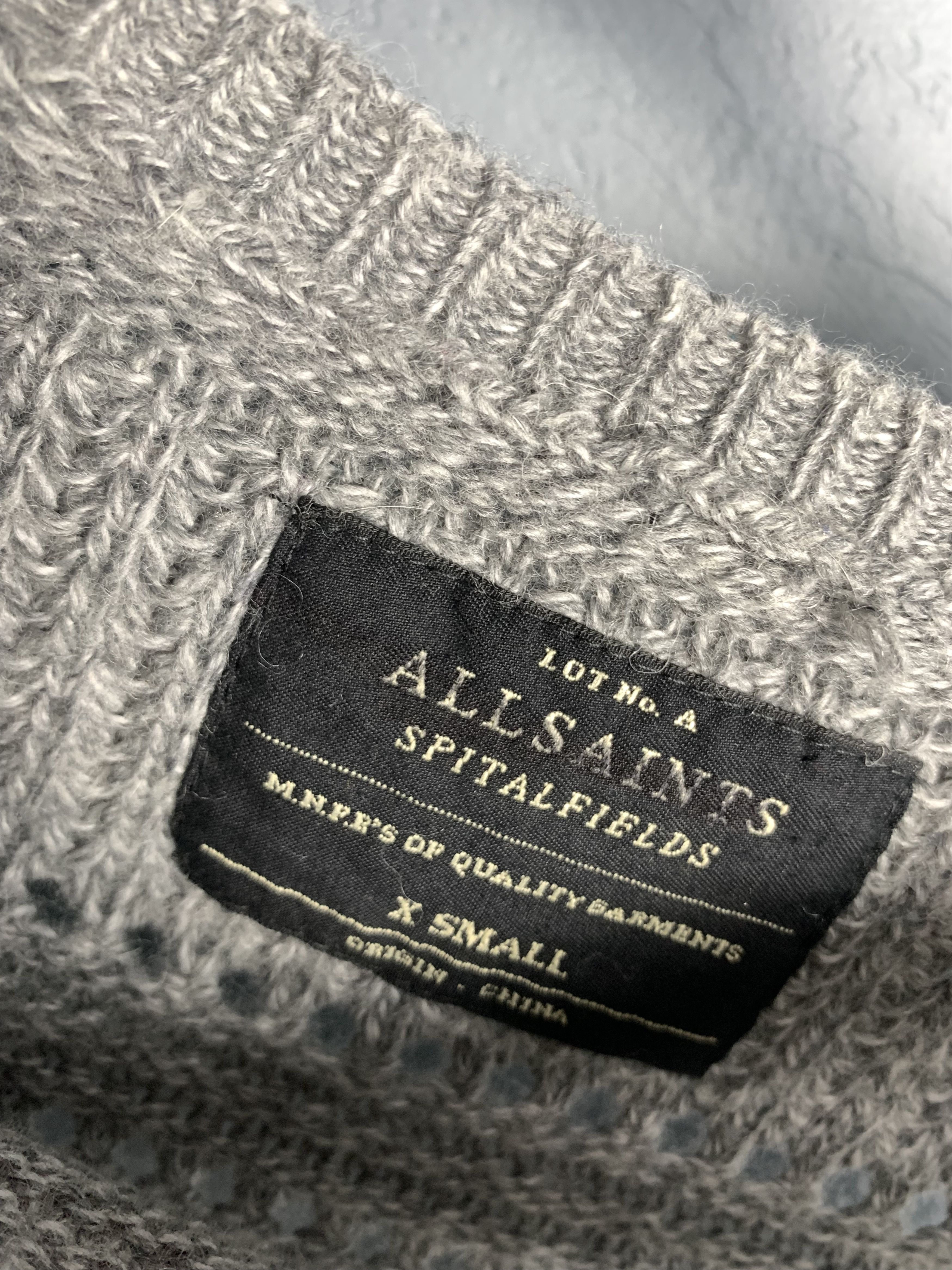 Allsaints Allsaints Vintage Mens Wool Knit Ribbed Sweater Y2K Size US S / EU 44-46 / 1 - 3 Thumbnail