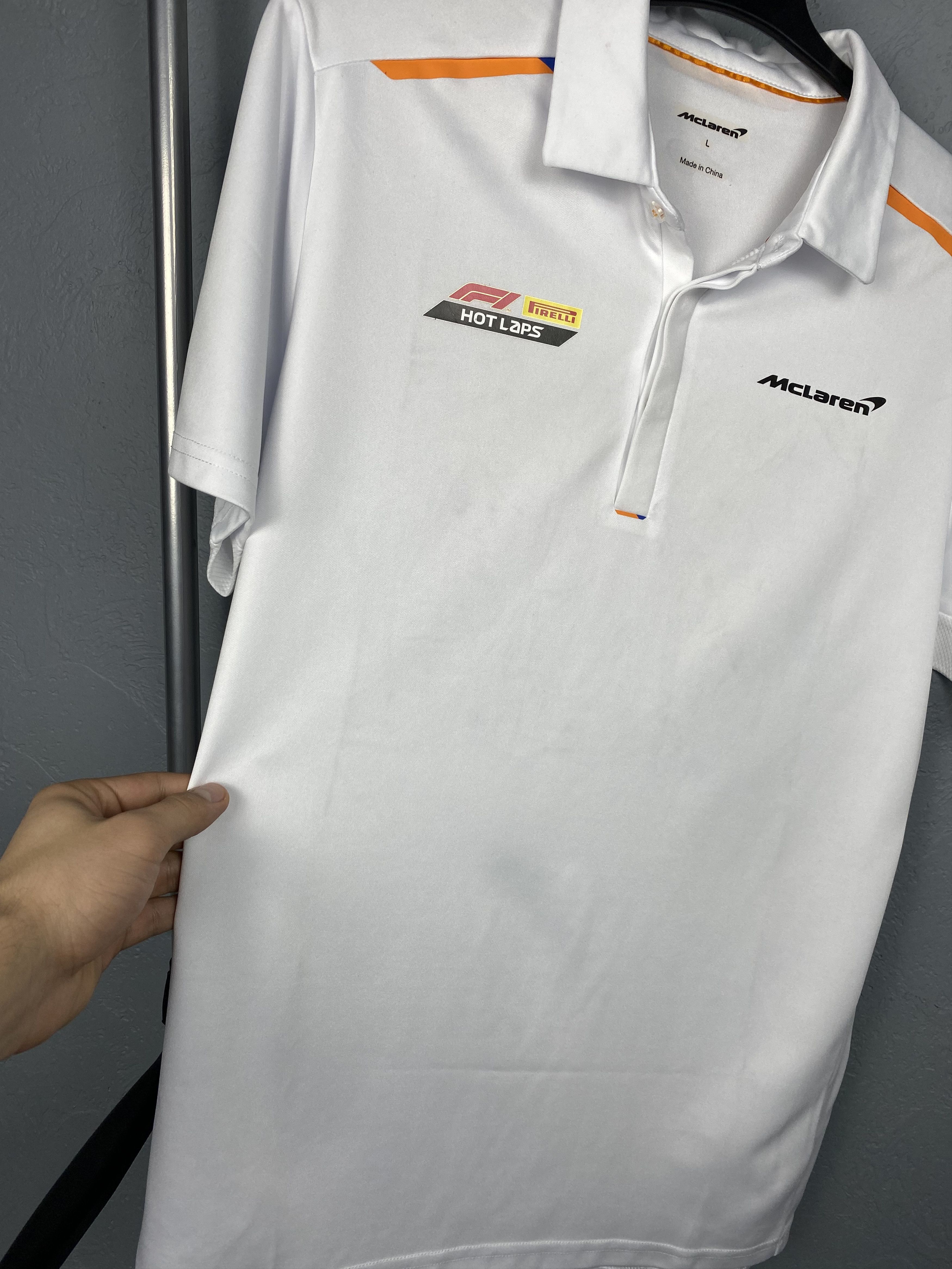 Formula 1 McLaren Racing Team T-Shirt Tee Pirelli Size US L / EU 52-54 / 3 - 4 Thumbnail