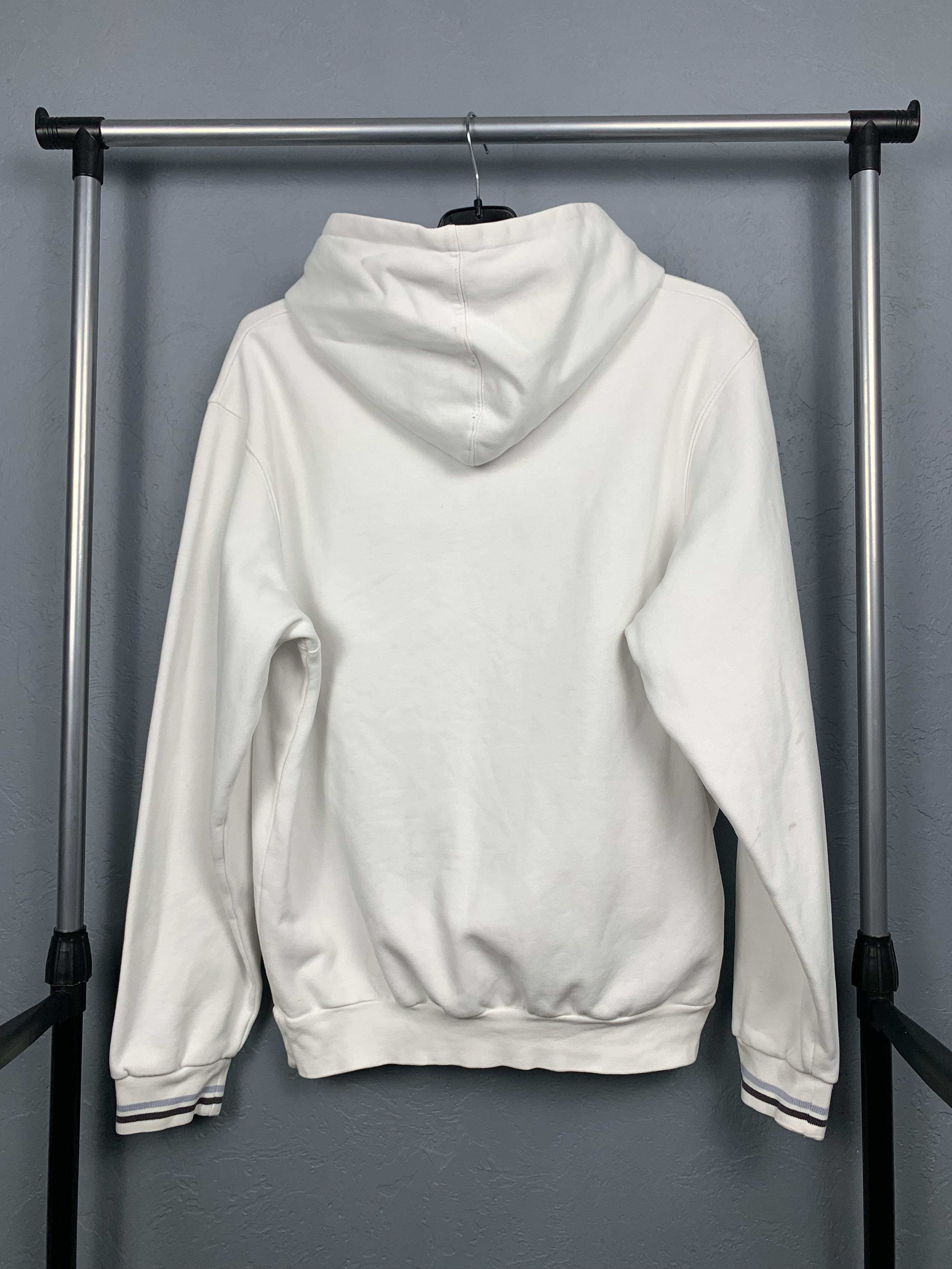 Fred Perry × Vintage Fred Perry Vintage Mens Big Logo Hoodie Size US M / EU 48-50 / 2 - 5 Thumbnail