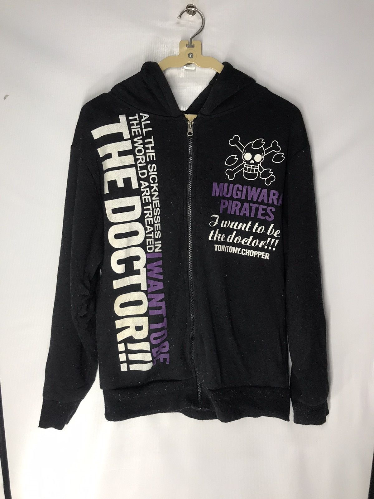 Anime × Japanese Brand × One Piece One piece the doctor mugiwara pirates hoodie zipper Size US M / EU 48-50 / 2 - 6 Thumbnail
