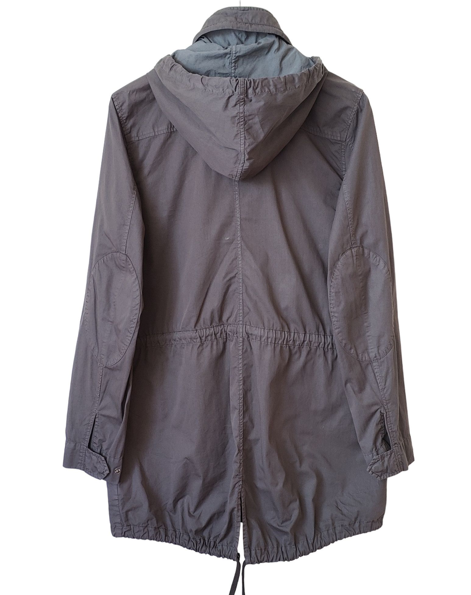 James Perse James Perse Grey Zip Up Parka Jacket Size US L / EU 52-54 / 3 - 5 Thumbnail