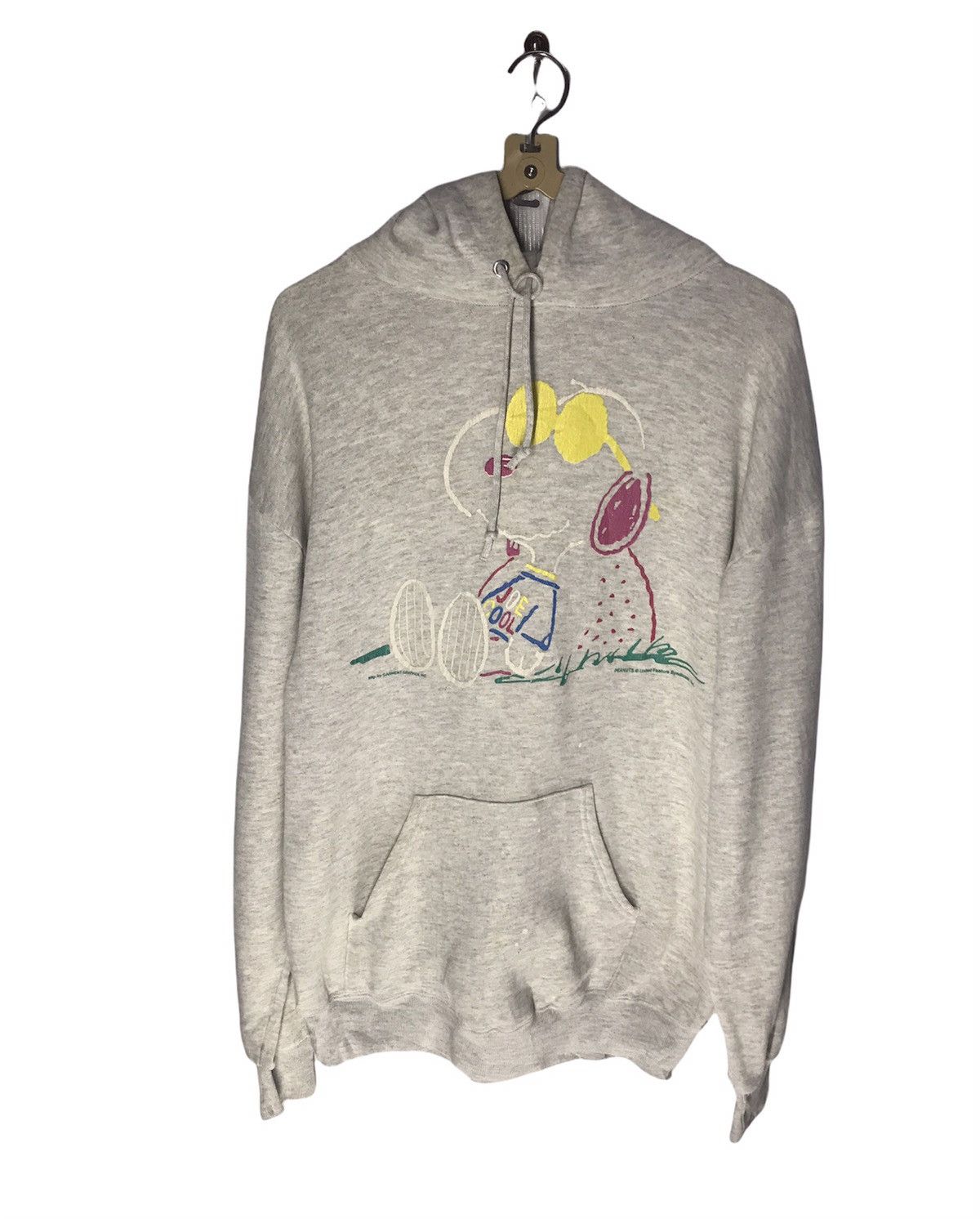 Jerzees × Vintage Vintage snoopy joe cool hoodie pullover by jerzees Size US L / EU 52-54 / 3 - 1 Thumbnail