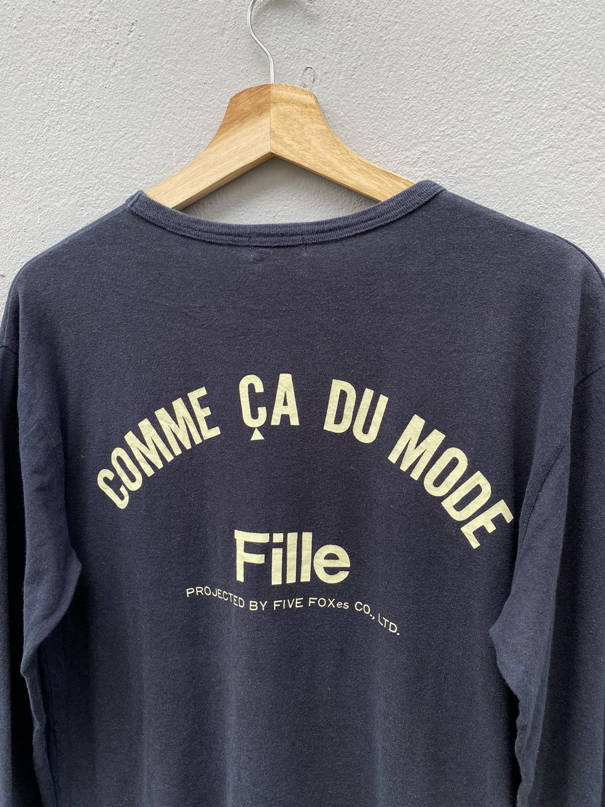Comme Ca Ism × Vintage Vintage 90s COMME ÇA AU MODE “FILLE” Archive T-shirt Size US M / EU 48-50 / 2 - 6 Thumbnail