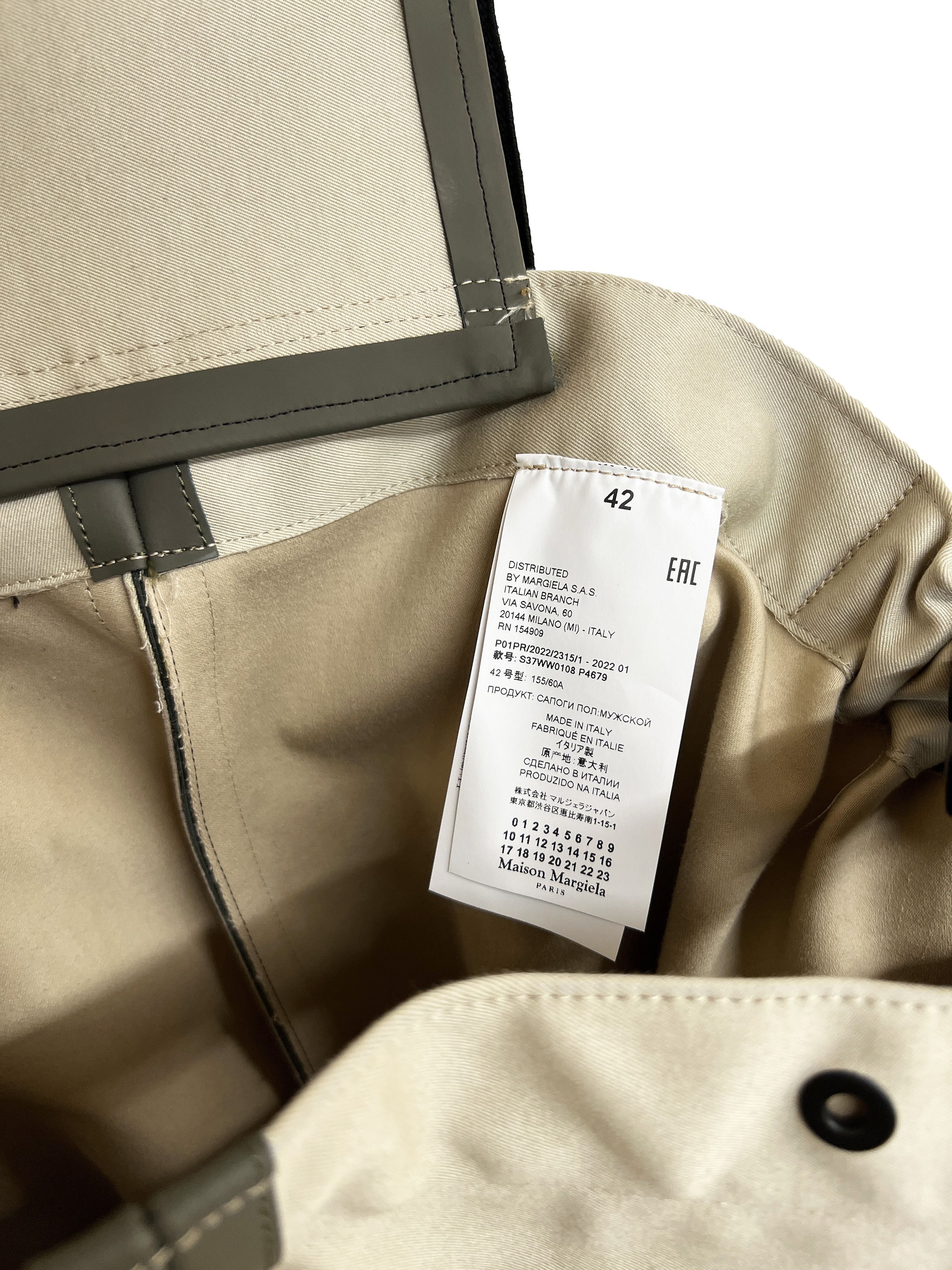 Maison Margiela New — SS22 Fisherman's Overall Boots Size US 9 / EU 42 - 8 Thumbnail