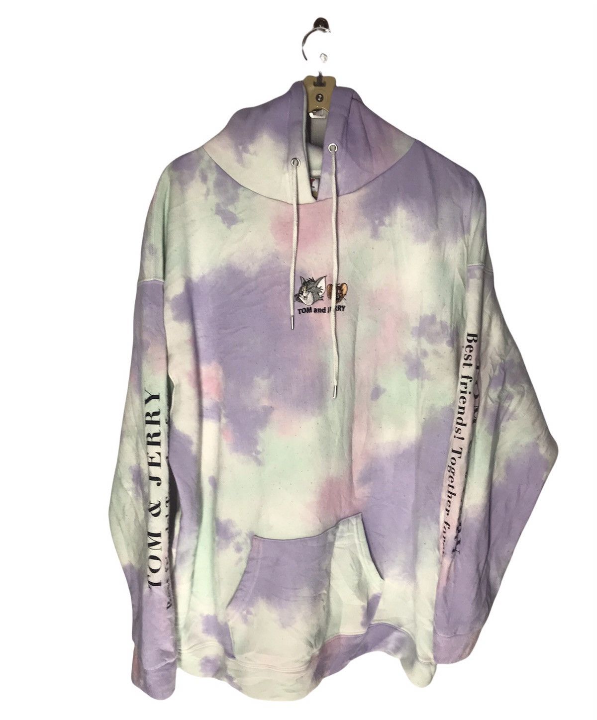 Cartoon Network Tom and jerry hoodie pullover tie dye Size US XL / EU 56 / 4 - 1 Thumbnail