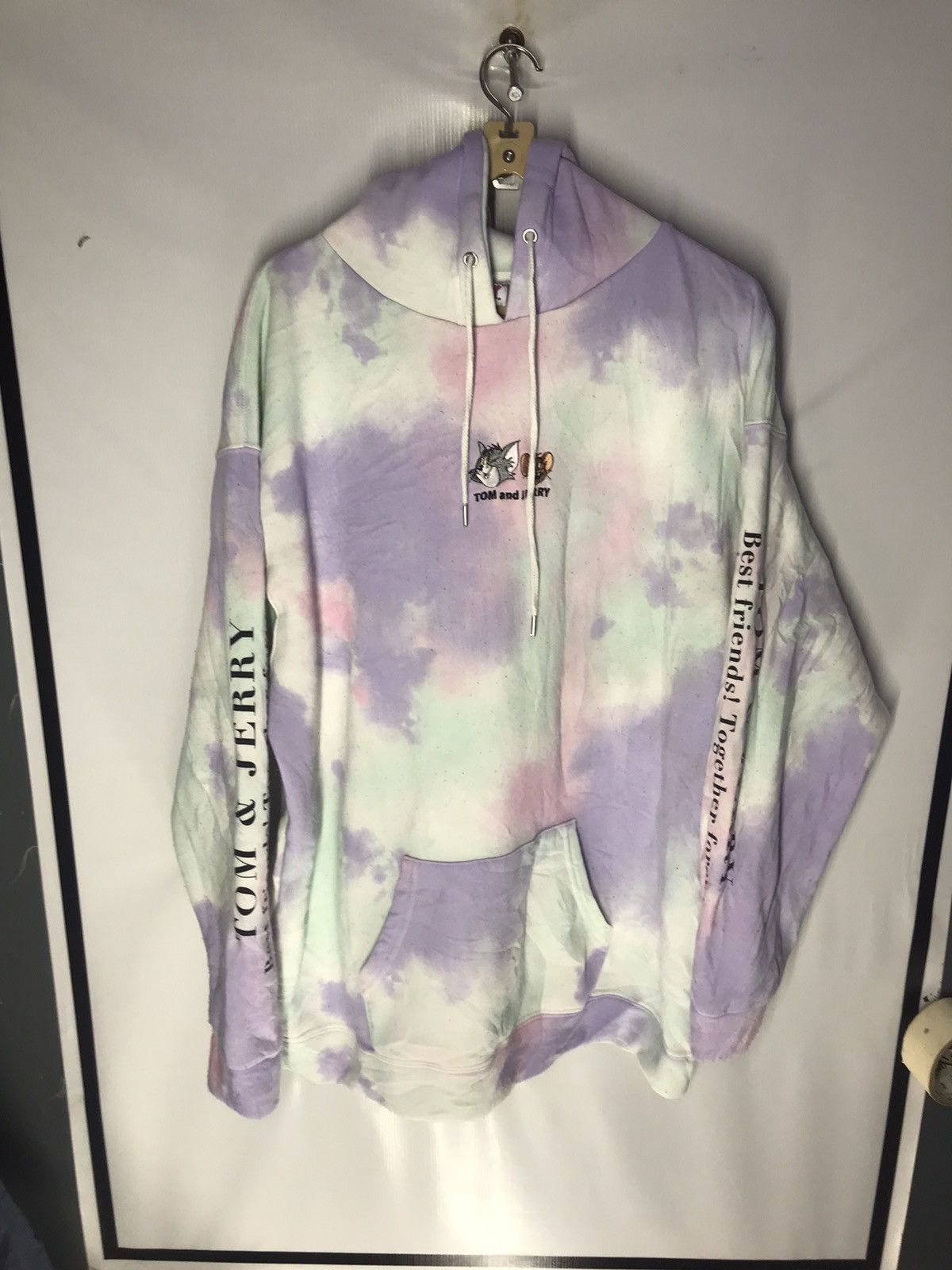 Cartoon Network Tom and jerry hoodie pullover tie dye Size US XL / EU 56 / 4 - 5 Thumbnail