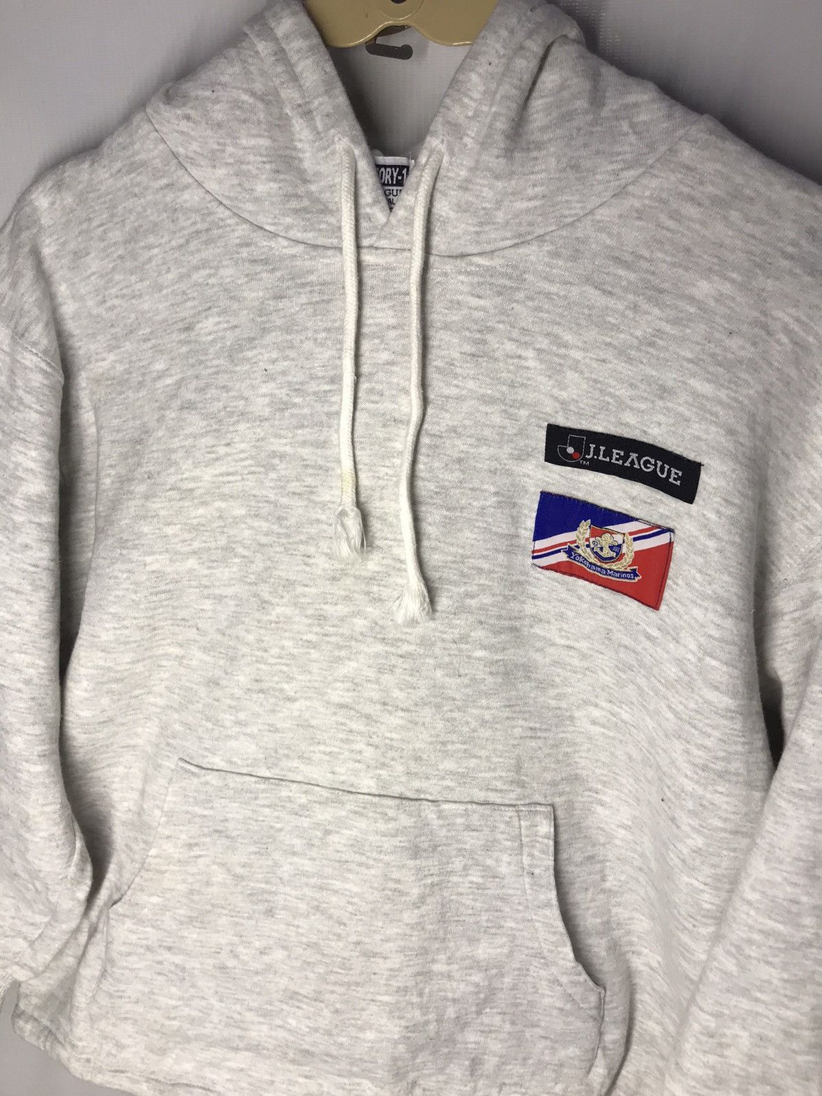 Japanese Brand × Vintage Vintage hoodie croptop pullover j-league Yokohama marinos Size M / US 6-8 / IT 42-44 - 7 Thumbnail