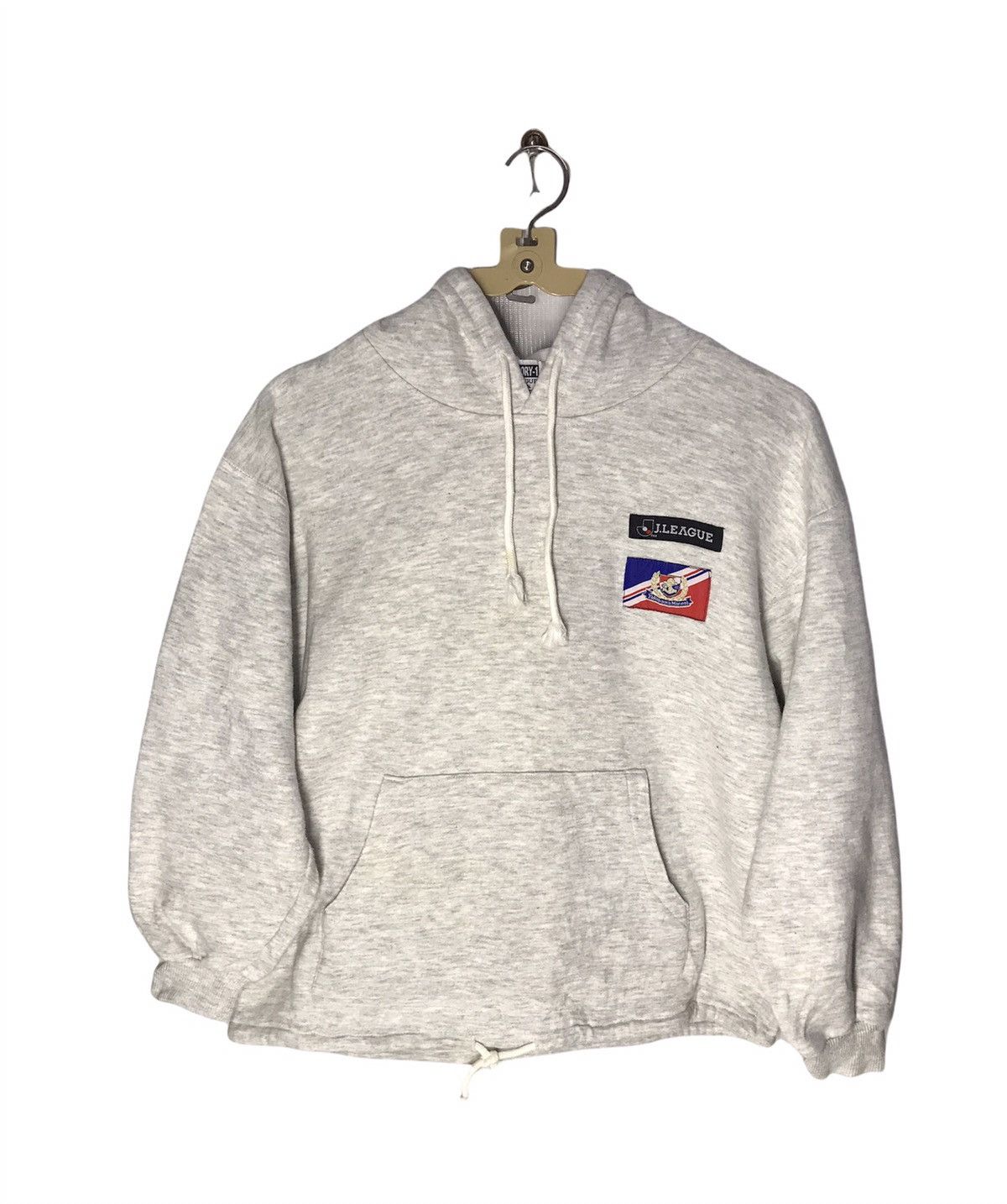 Japanese Brand × Vintage Vintage hoodie croptop pullover j-league Yokohama marinos Size M / US 6-8 / IT 42-44 - 1 Thumbnail