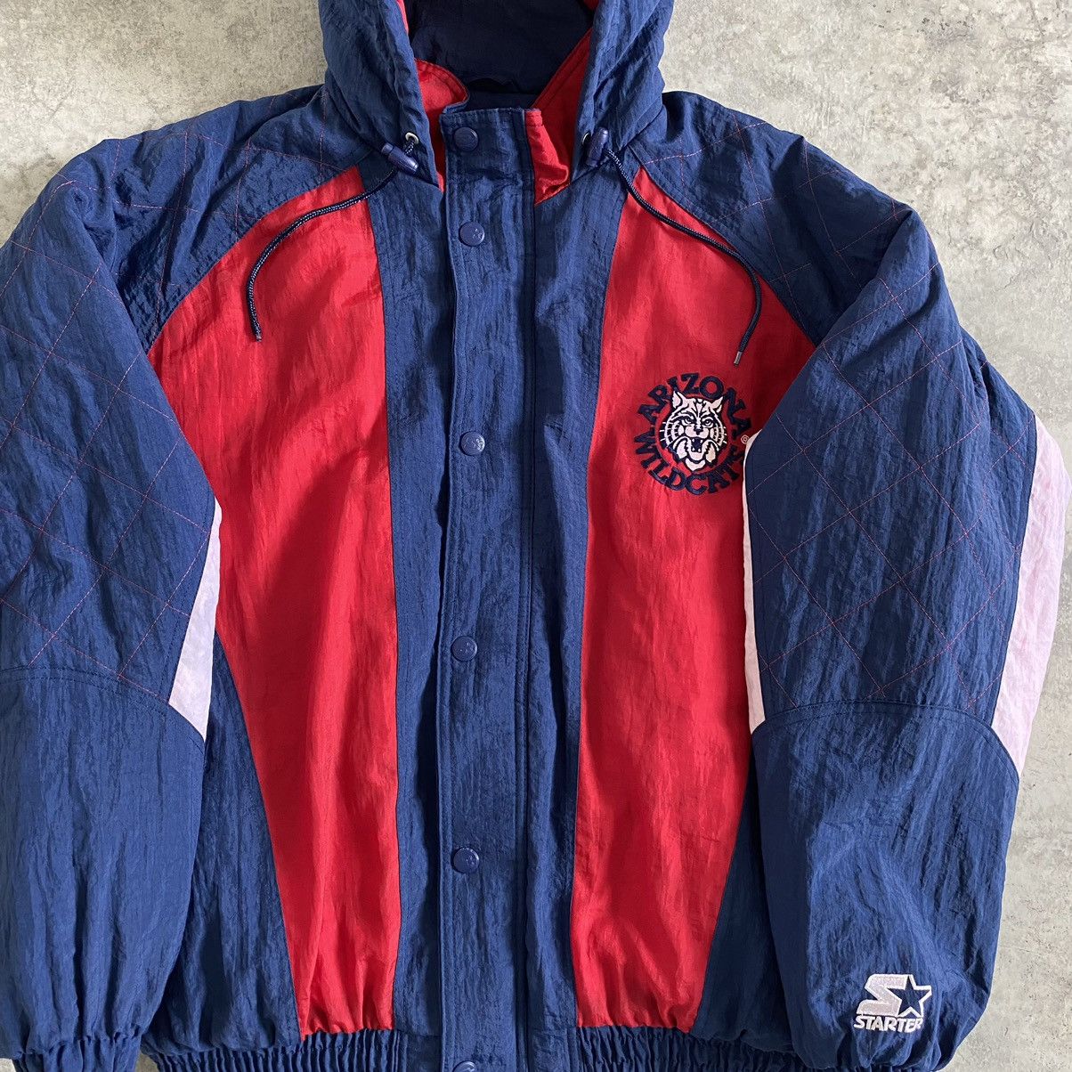 NFL × Starter × Vintage Vintage 90's Arizona Wildcats NFL Dirty Parkas Jacket Size US L / EU 52-54 / 3 - 6 Thumbnail