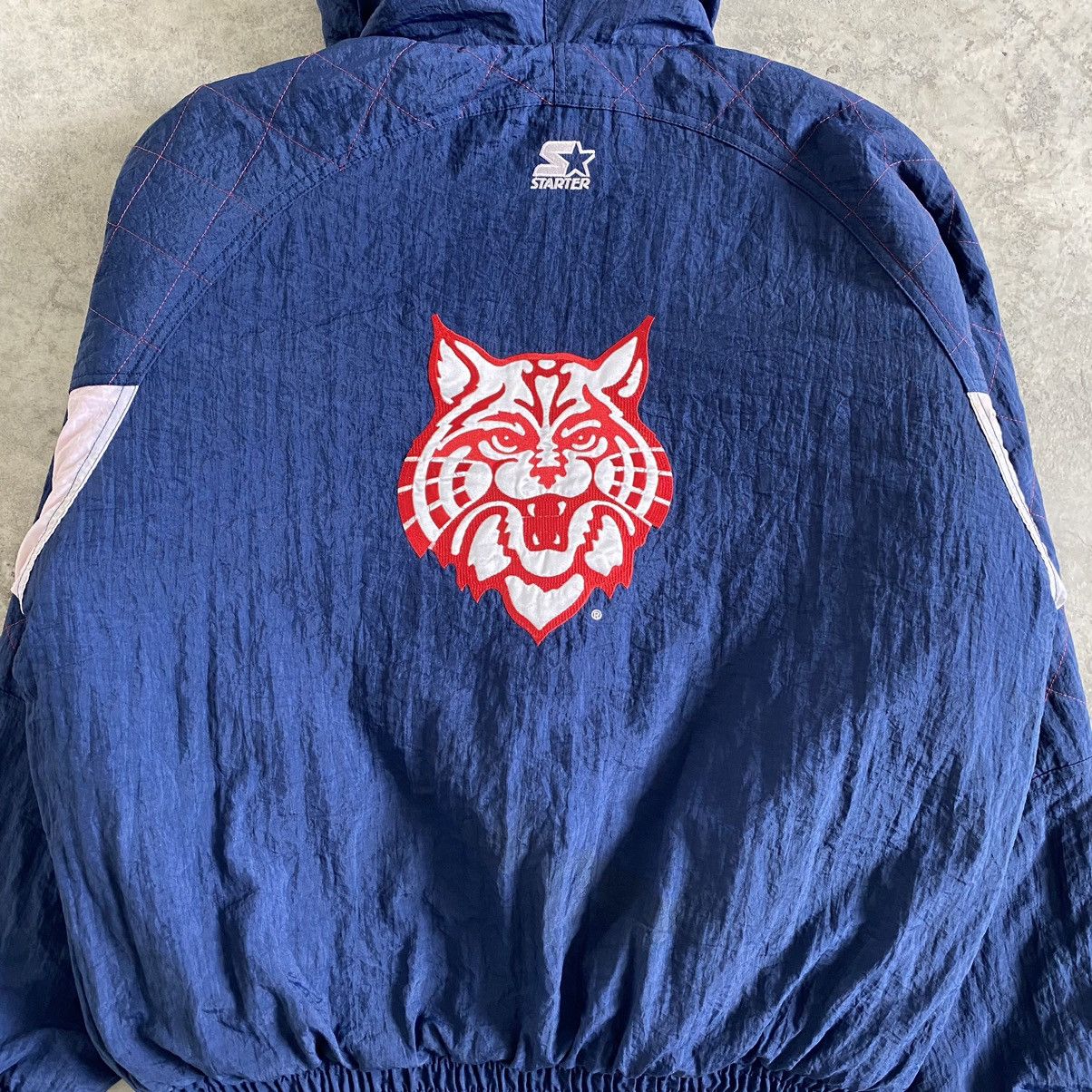 NFL × Starter × Vintage Vintage 90's Arizona Wildcats NFL Dirty Parkas Jacket Size US L / EU 52-54 / 3 - 10 Thumbnail