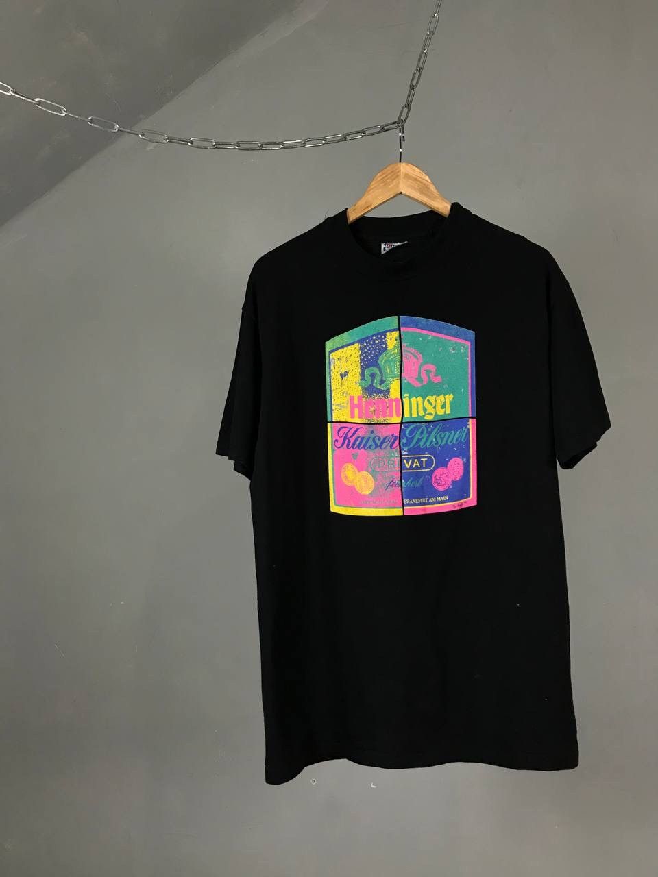 Vintage Henninger Kaiser Pilsner 1993 vintage made in USA tee Size US L / EU 52-54 / 3 - 1 Thumbnail