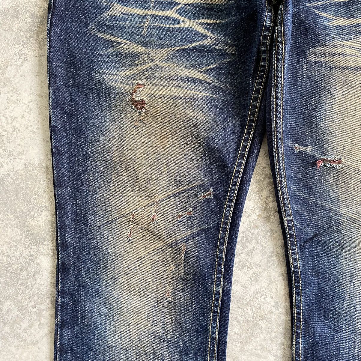 semanticdesign Semantic Design Japan Distressed Flared Mud Jeans Size US 33 - 6 Thumbnail