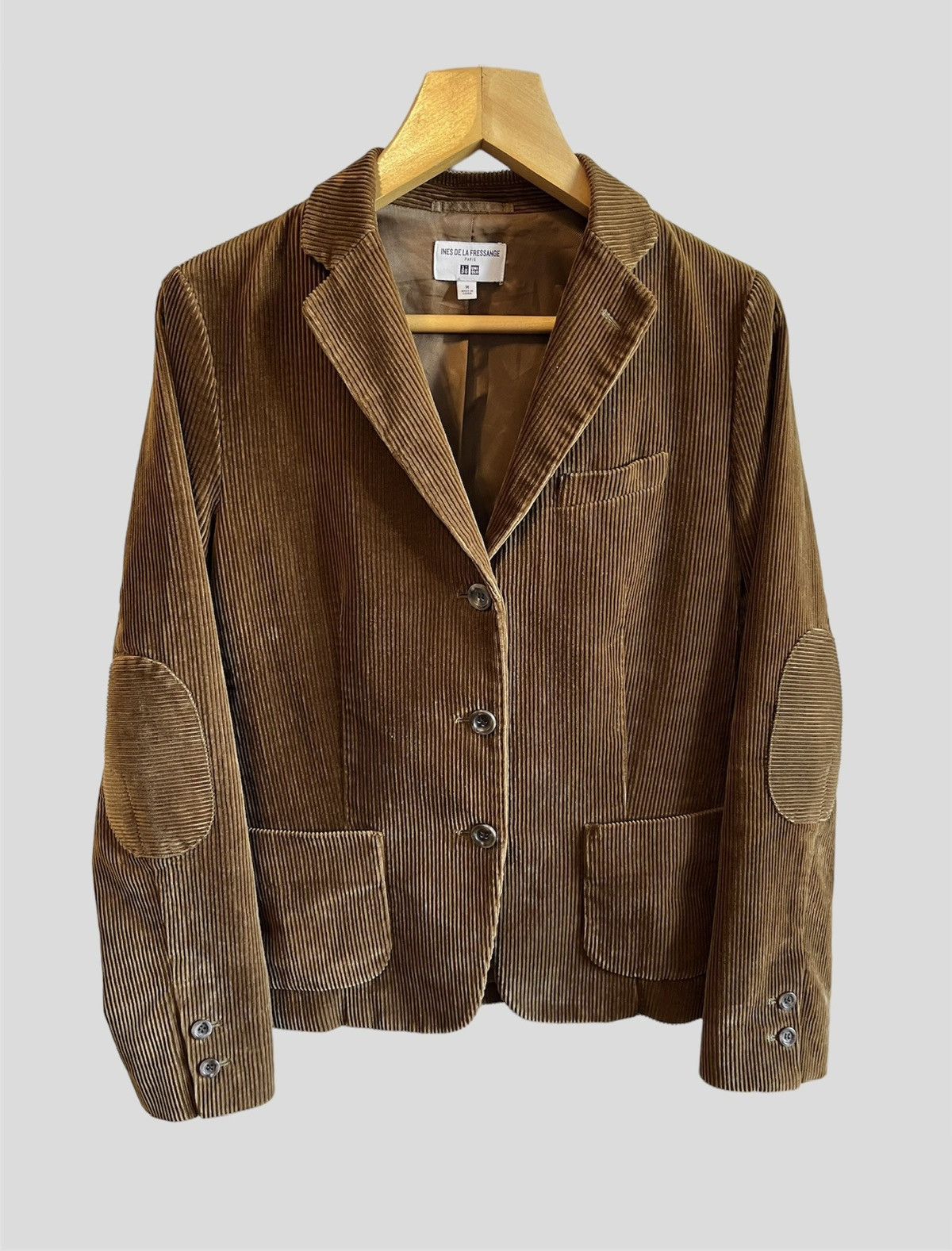 Japanese Brand Uniqlo Paris Velvet Blazer Size 46S - 4 Thumbnail