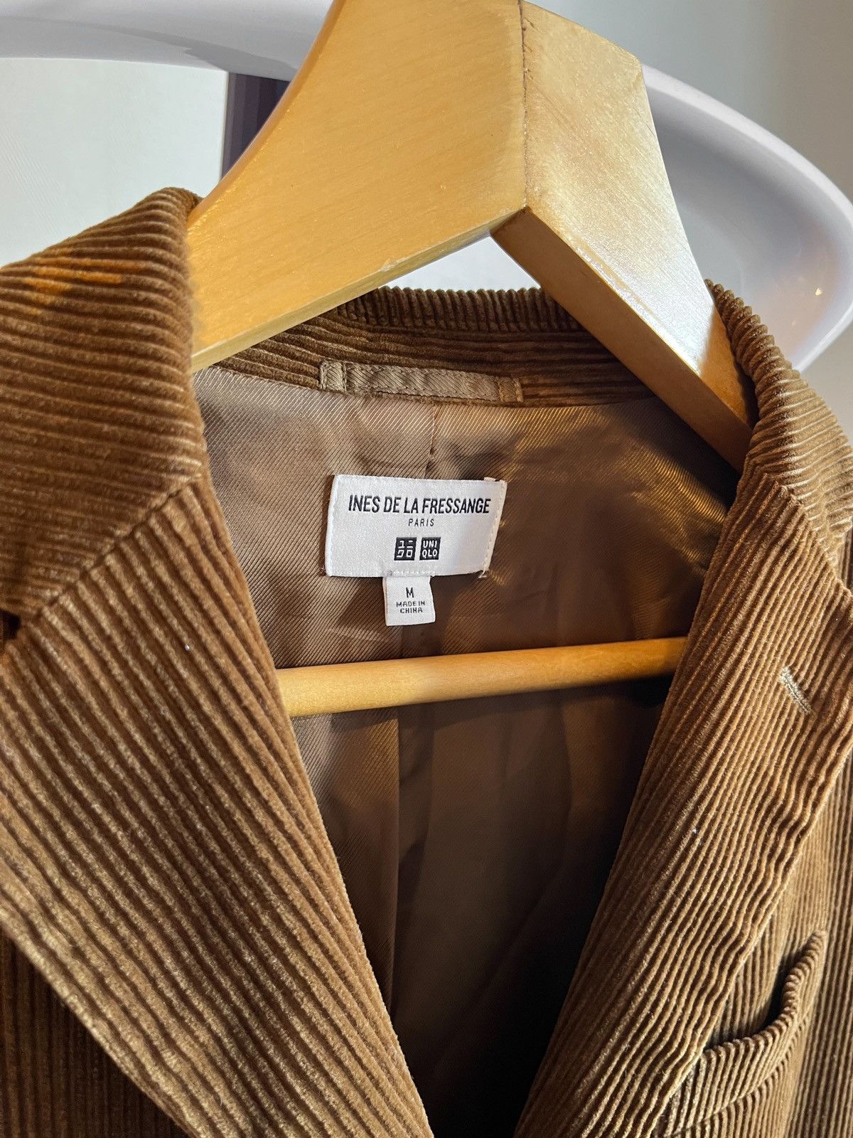 Japanese Brand Uniqlo Paris Velvet Blazer Size 46S - 6 Thumbnail