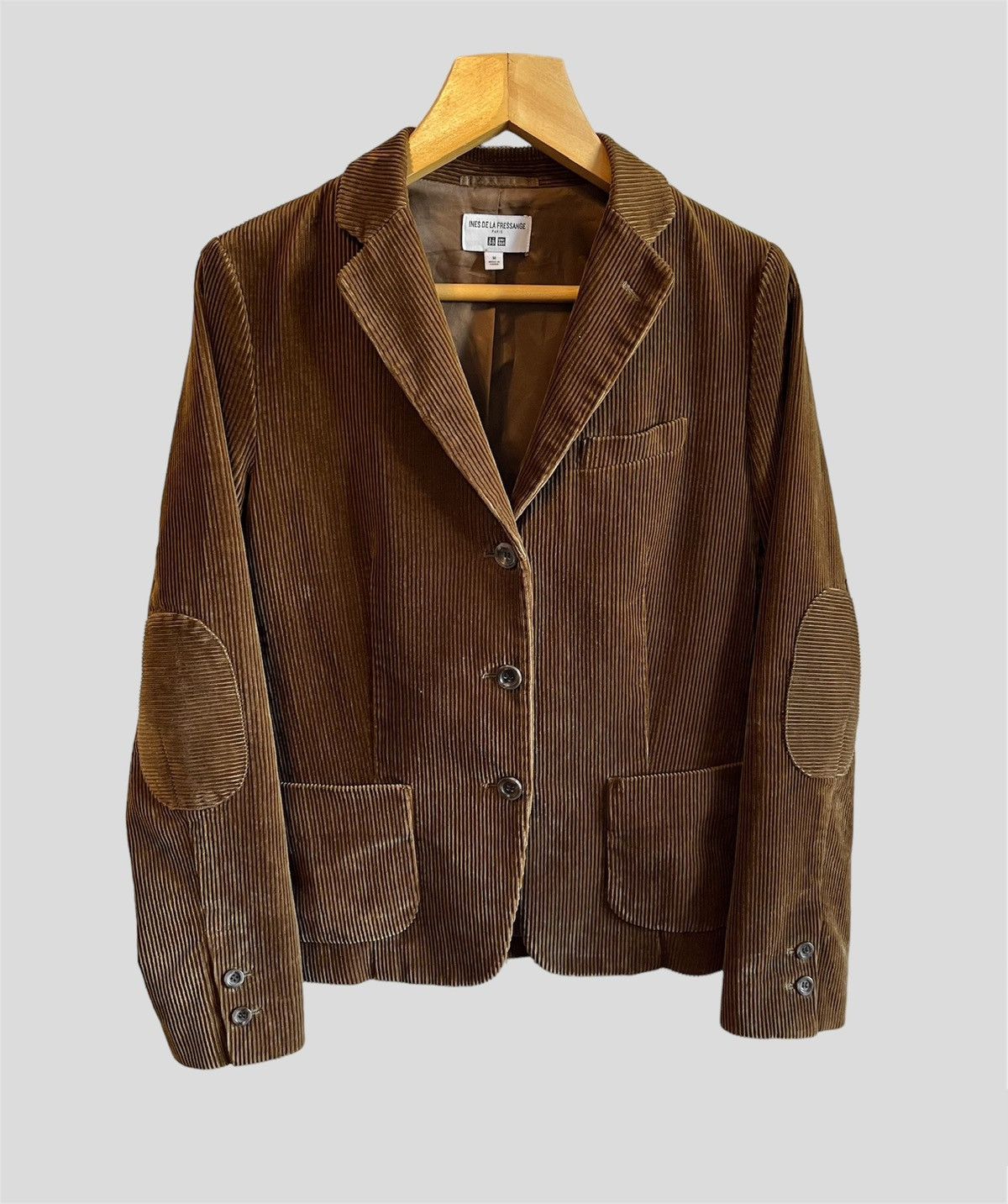 Japanese Brand Uniqlo Paris Velvet Blazer Size 46S - 3 Thumbnail