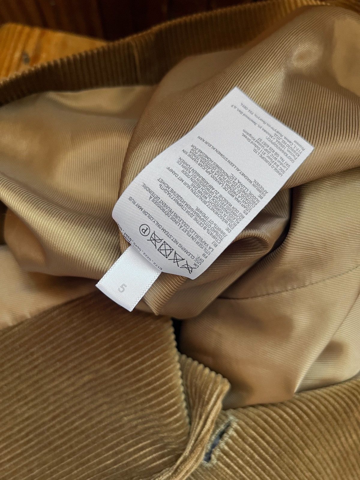 Japanese Brand Uniqlo Paris Velvet Blazer Size 46S - 10 Thumbnail