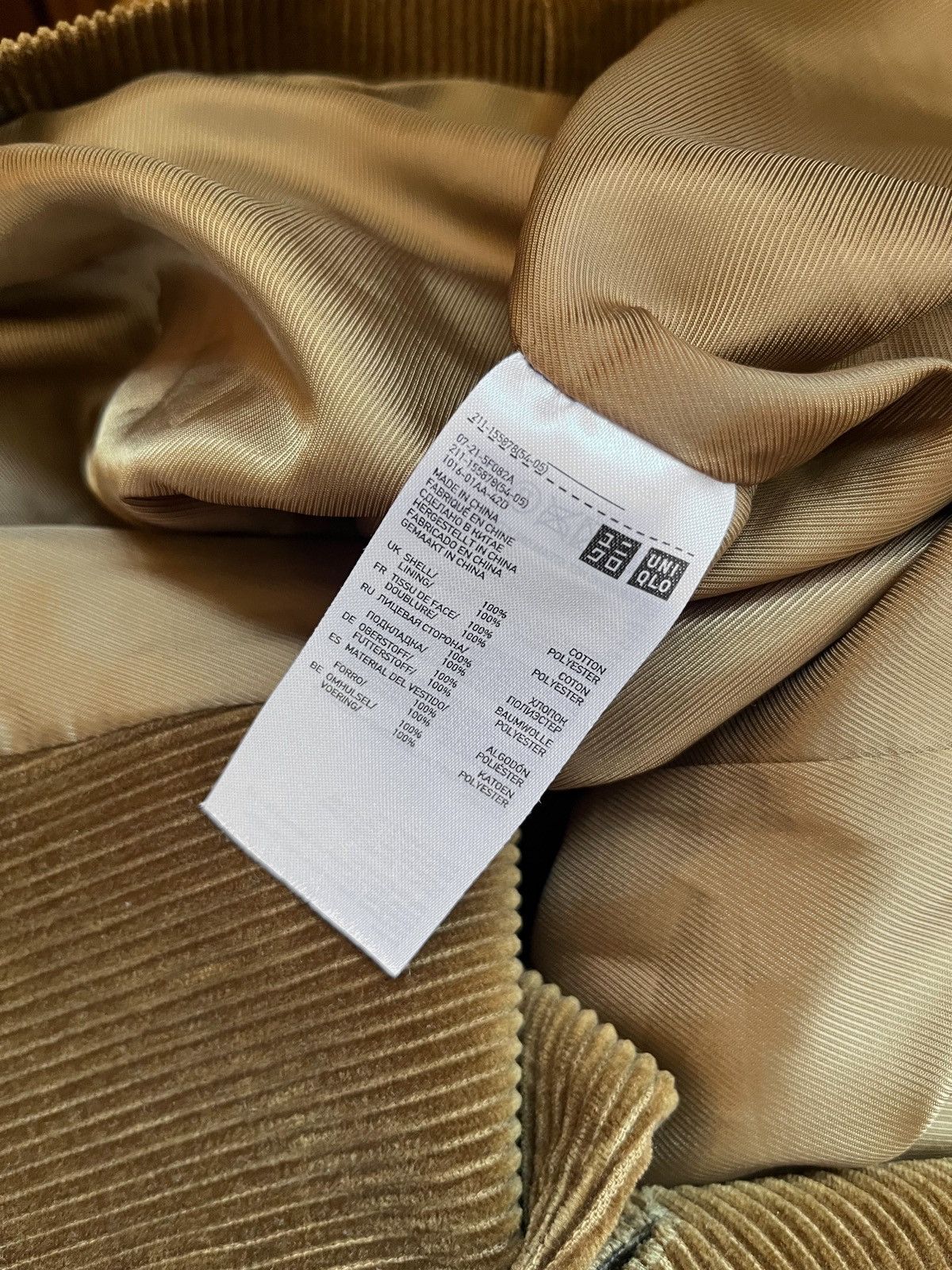 Japanese Brand Uniqlo Paris Velvet Blazer Size 46S - 9 Thumbnail