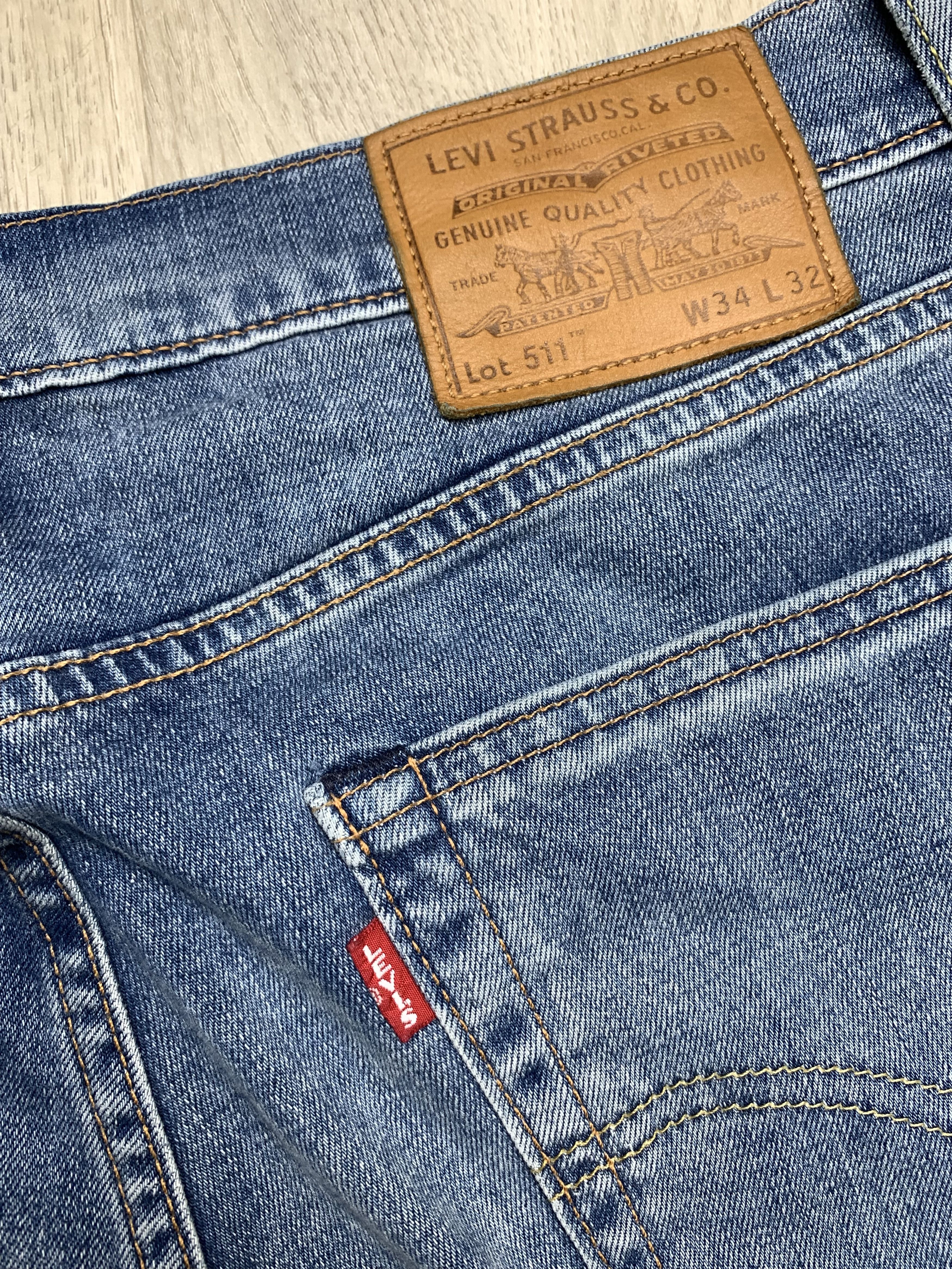 Levi's Vintage LEVIS 511 Premium Denim Pants Jeans Size US 34 / EU 50 - 3 Thumbnail