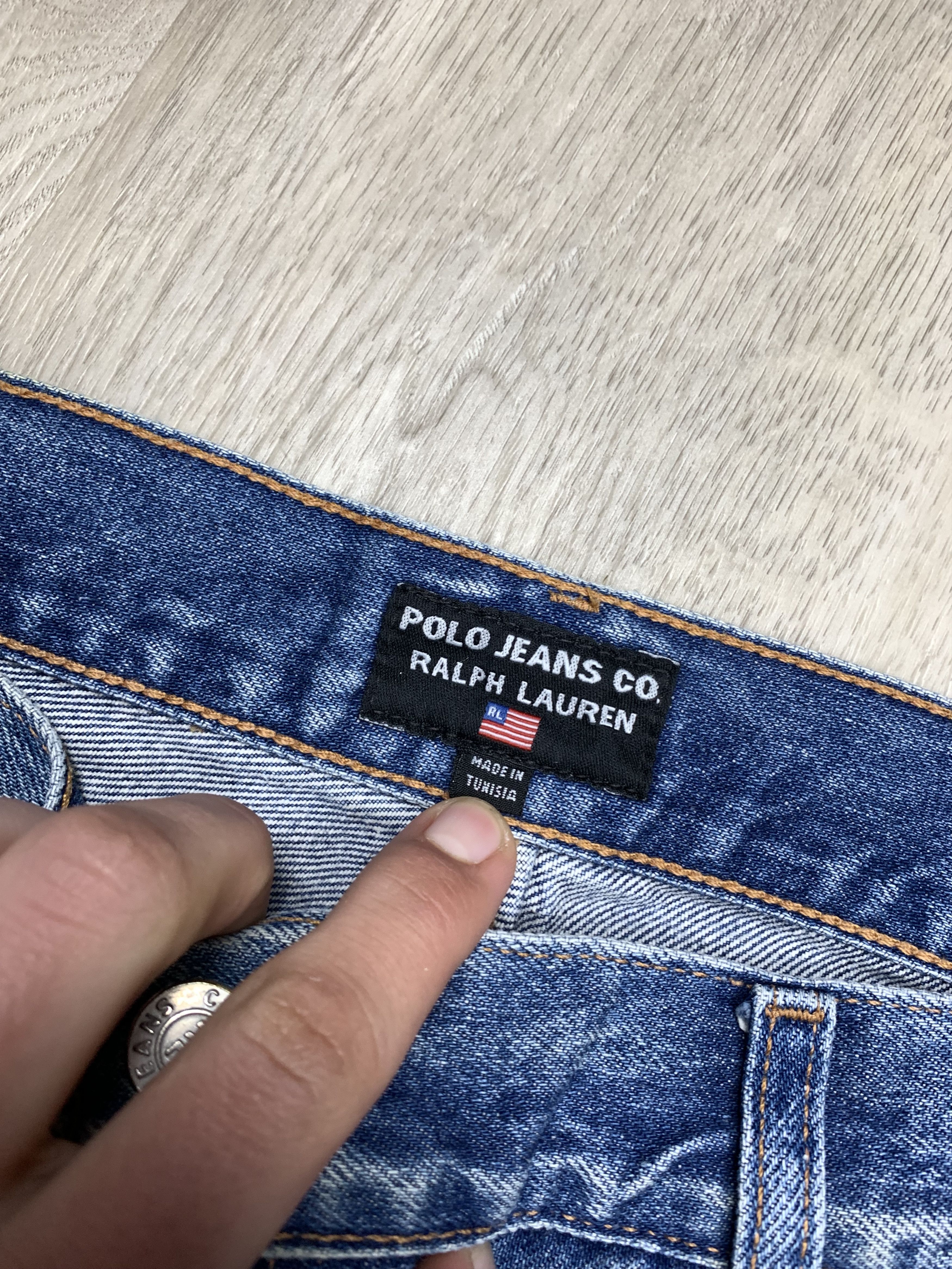 Polo Ralph Lauren Polo Jeans Company 90s Vintage Mens Denim Pants Jeans Size US 38 / EU 54 - 8 Thumbnail