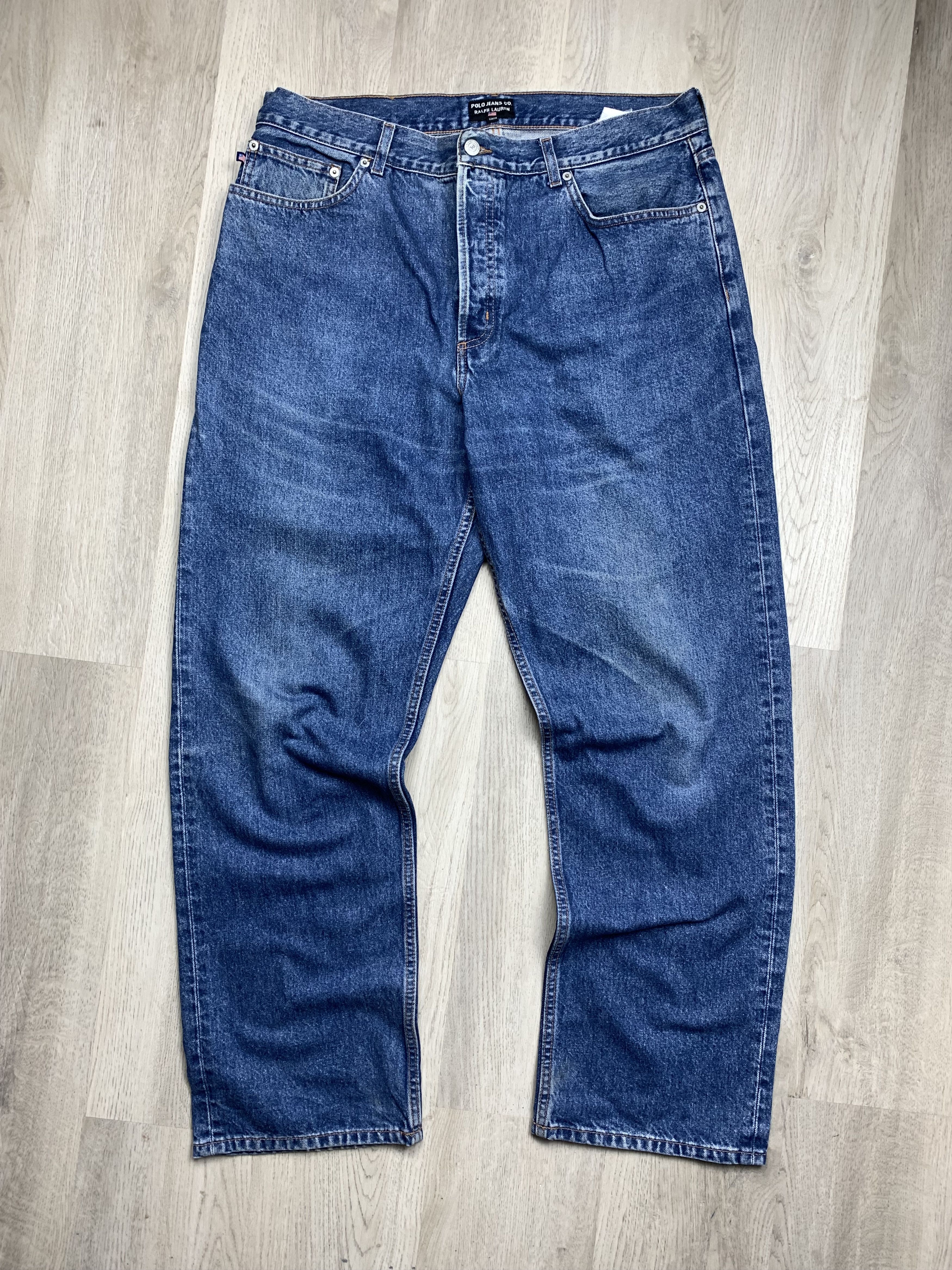 Polo Ralph Lauren Polo Jeans Company 90s Vintage Mens Denim Pants Jeans Size US 38 / EU 54 - 6 Thumbnail