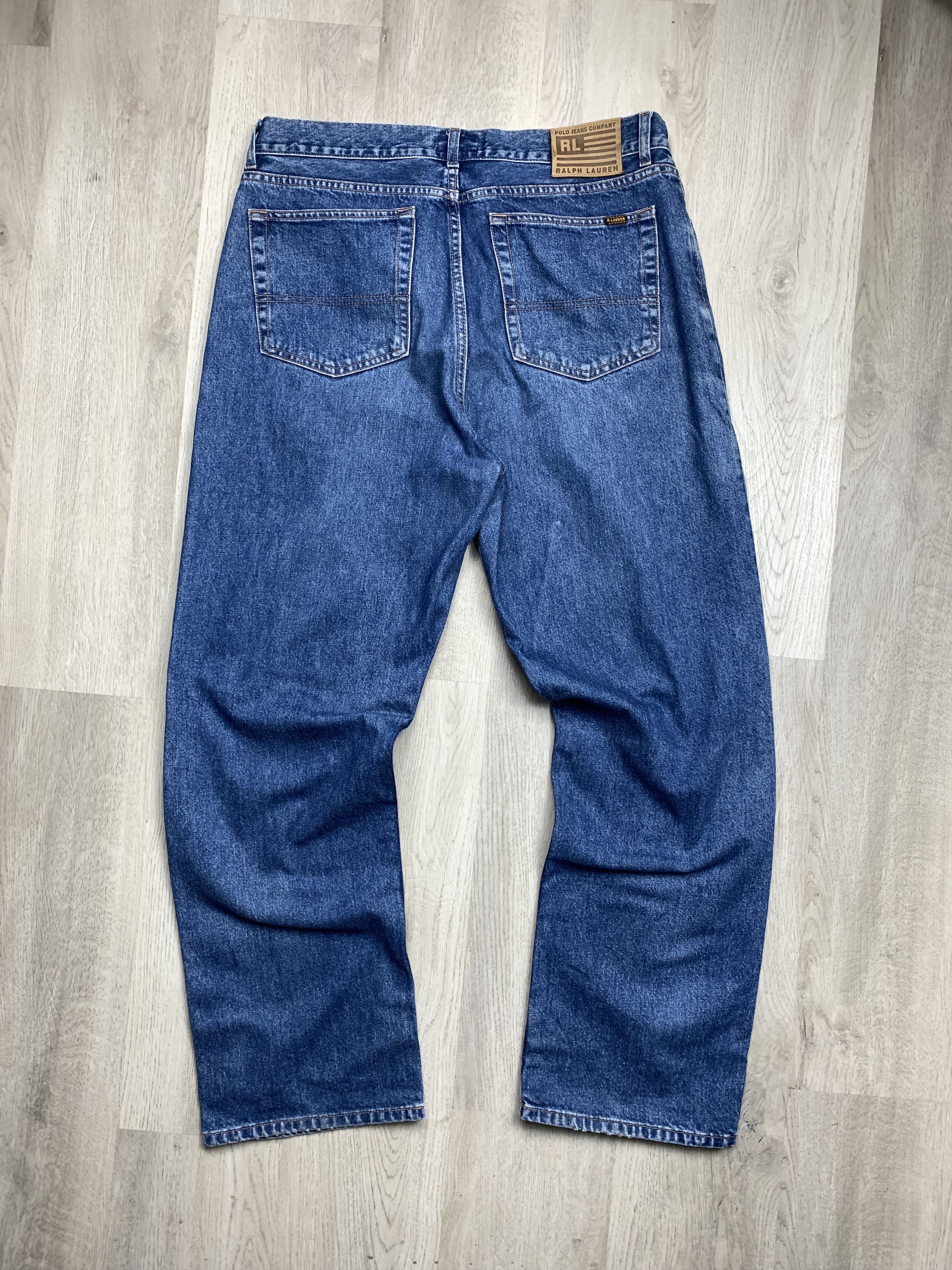 Polo Ralph Lauren Polo Jeans Company 90s Vintage Mens Denim Pants Jeans Size US 38 / EU 54 - 1 Thumbnail