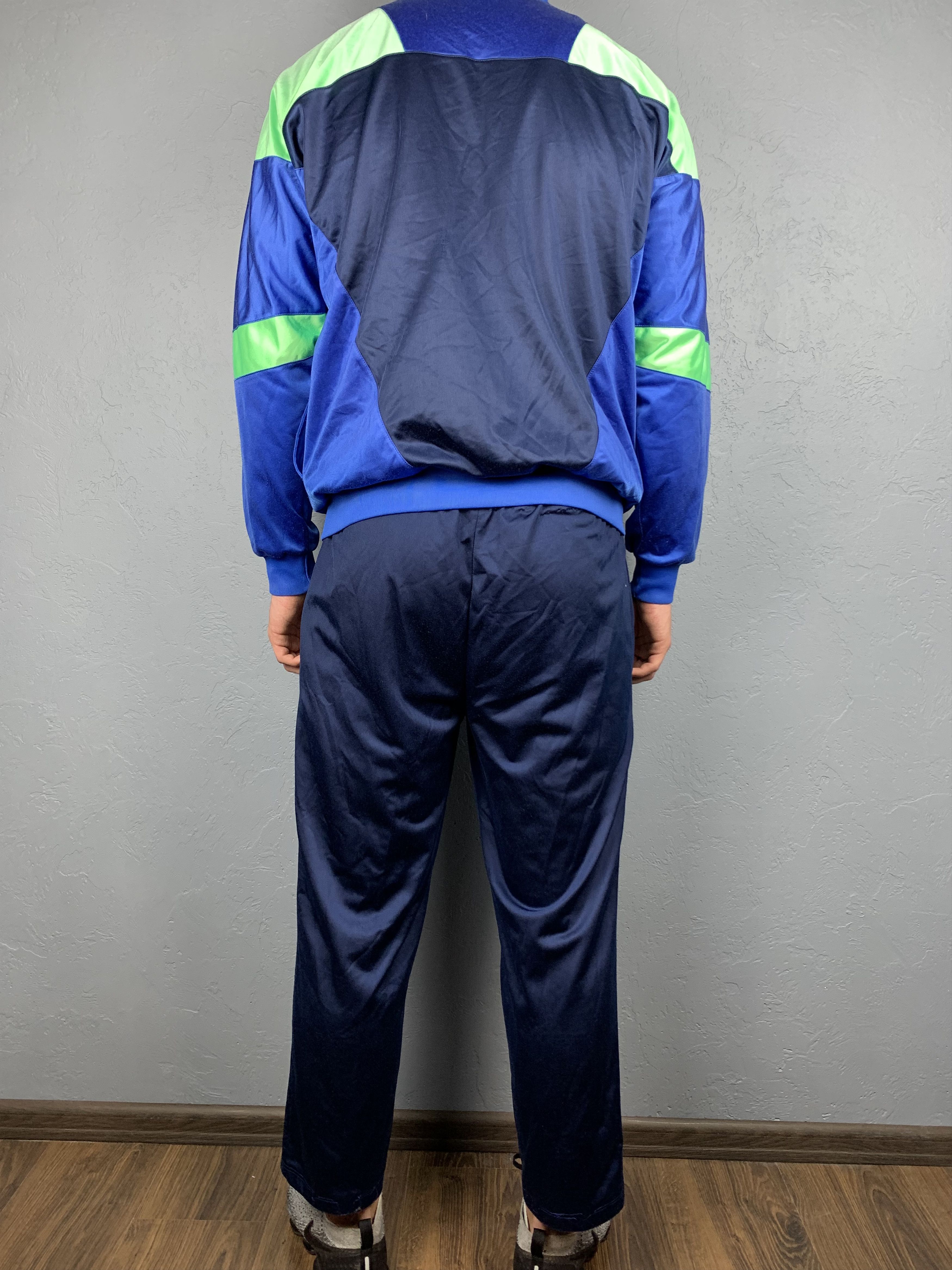 Nike Nike Vintage Mens Track Suit Jacket + Pants Drill Size US 32 / EU 48 - 2 Thumbnail