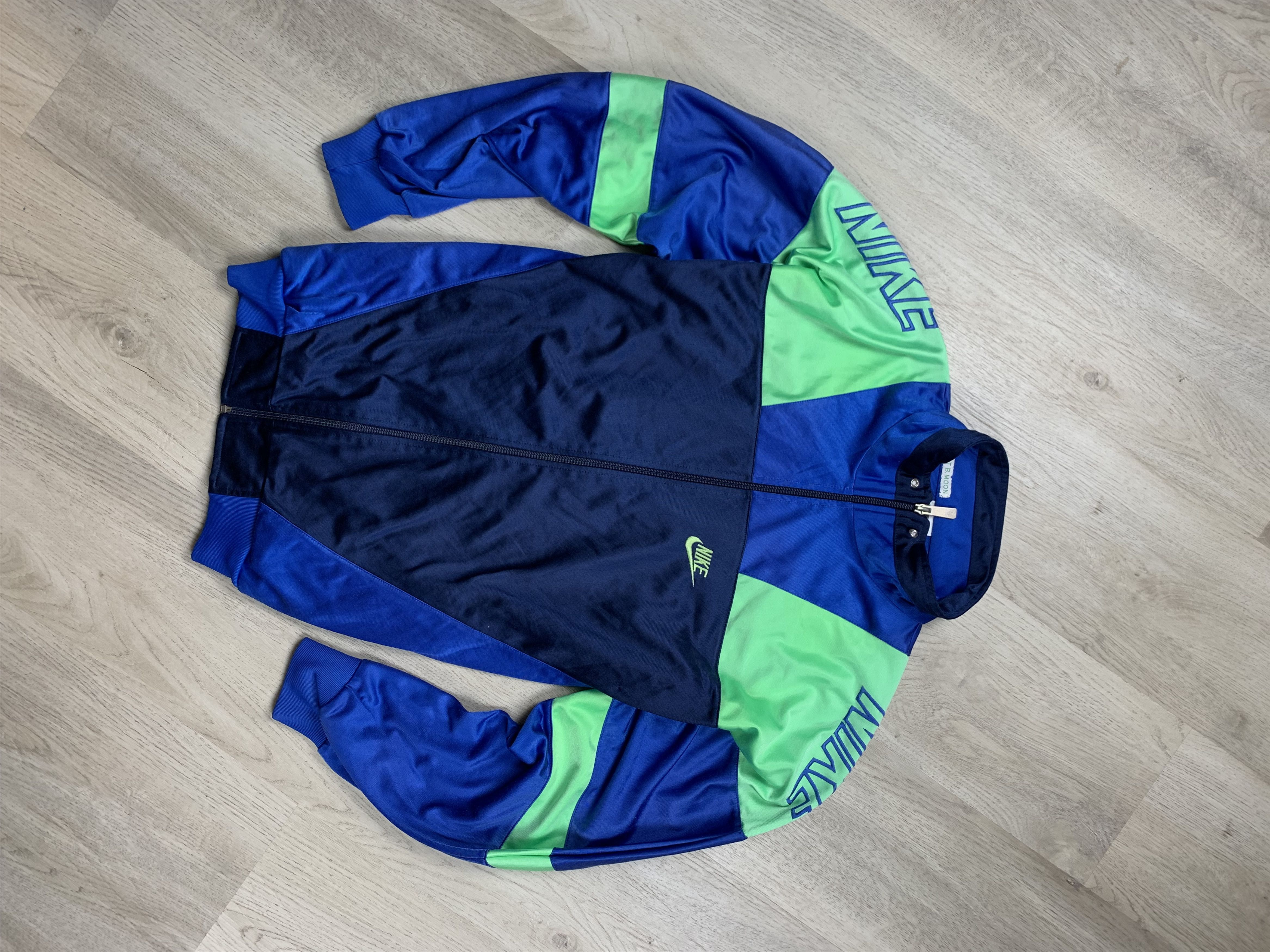Nike Nike Vintage Mens Track Suit Jacket + Pants Drill Size US 32 / EU 48 - 4 Thumbnail